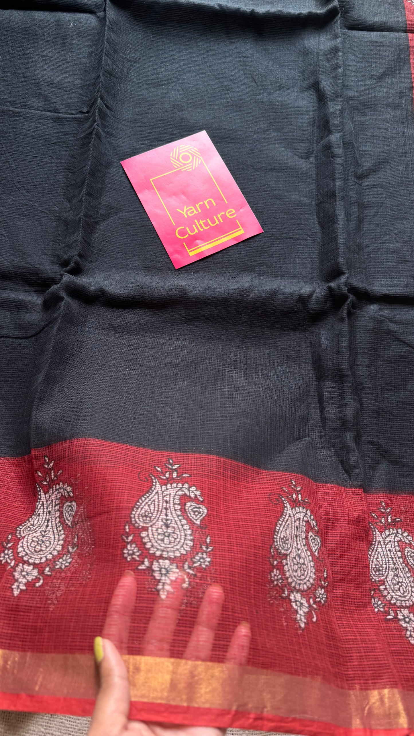 Noorja, Kota Doria with zari border - YCTOROCBP73