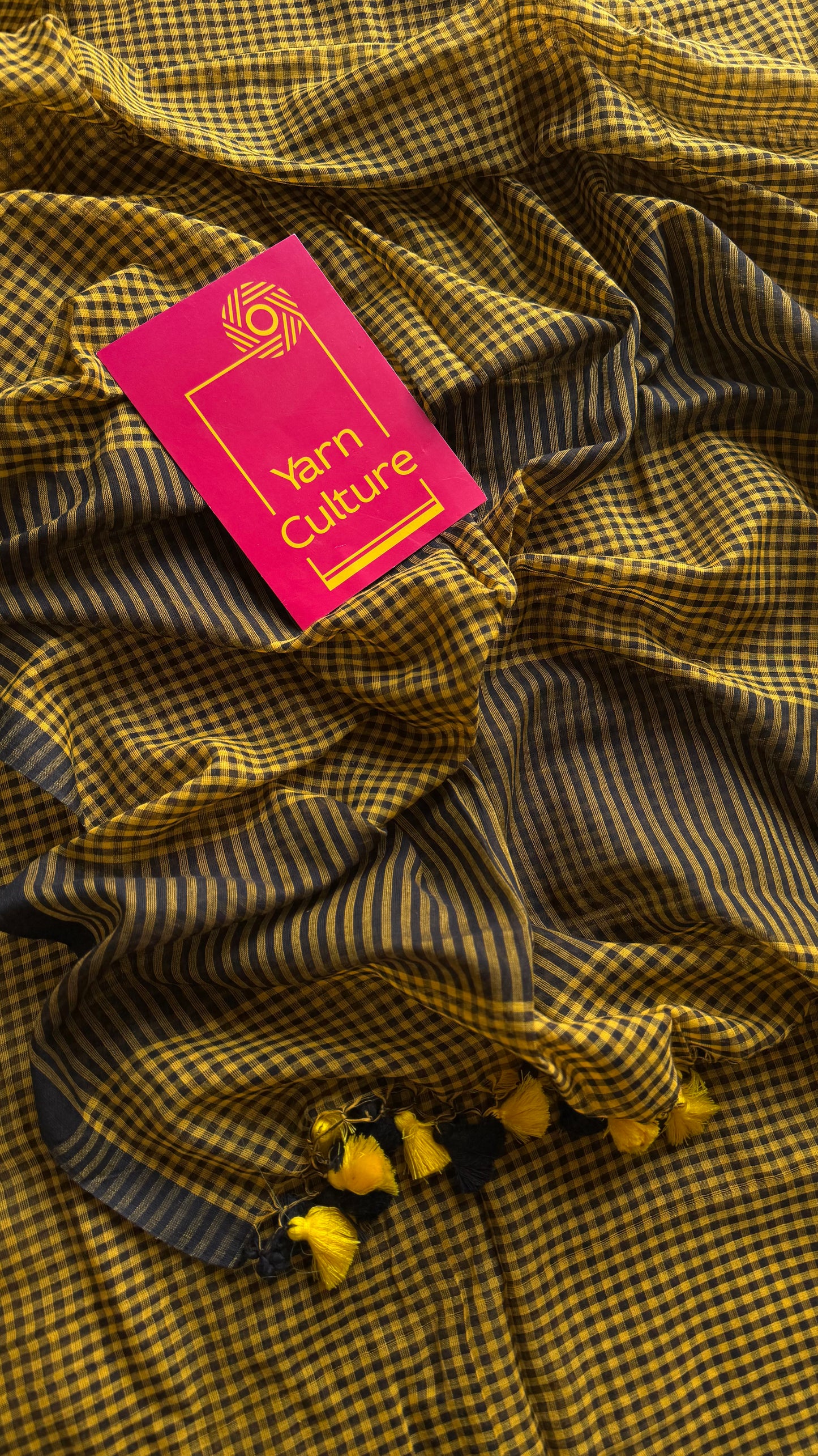 Yellow and black mul, micro checks - YCBCMCNO01