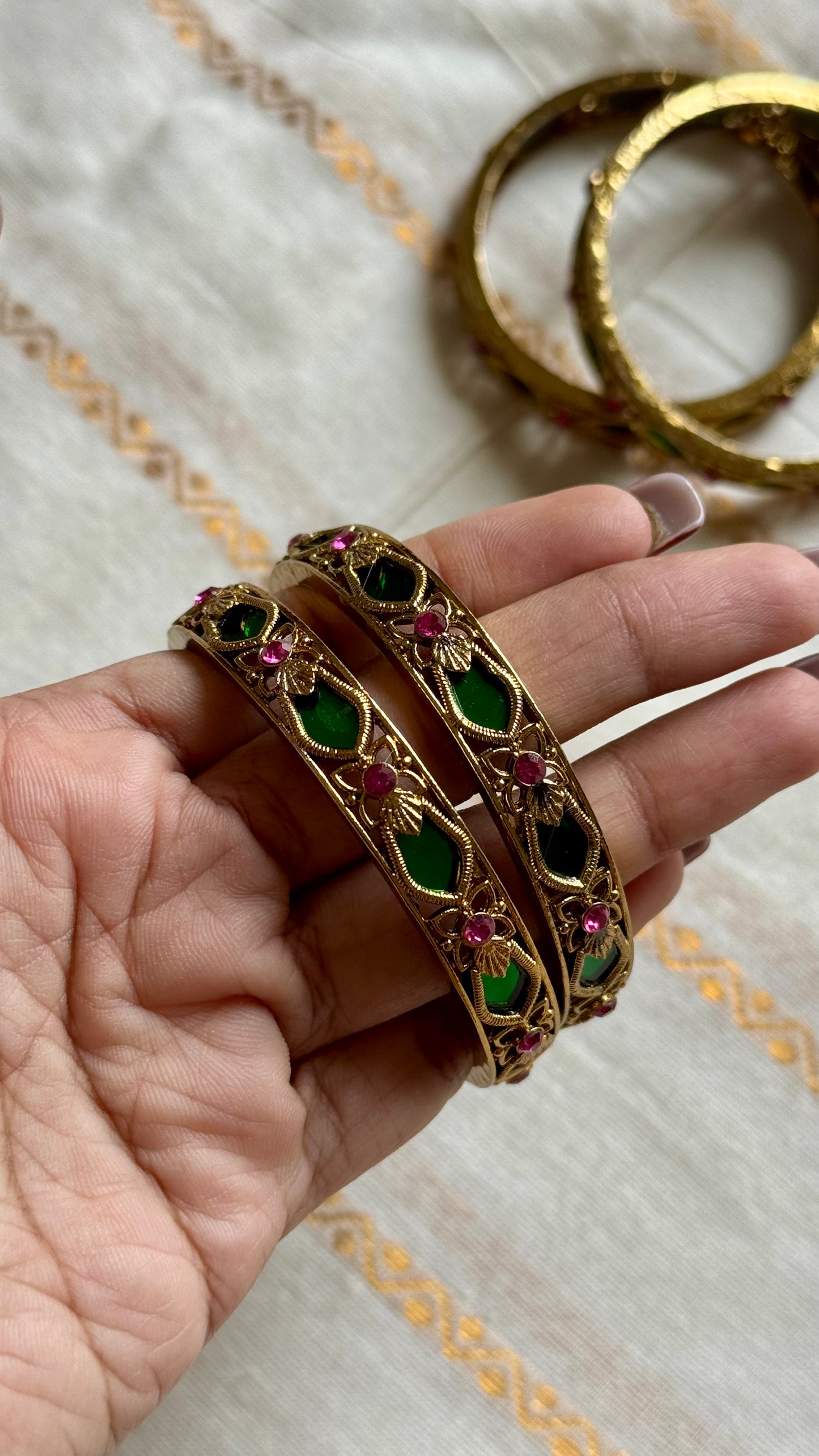 Palakka nagapadam bangles - YCGPBA823