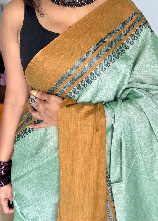 dhaniakhali saree, dhonekhali saree, bengal handloom saree, breathable summer saree, handloom saree