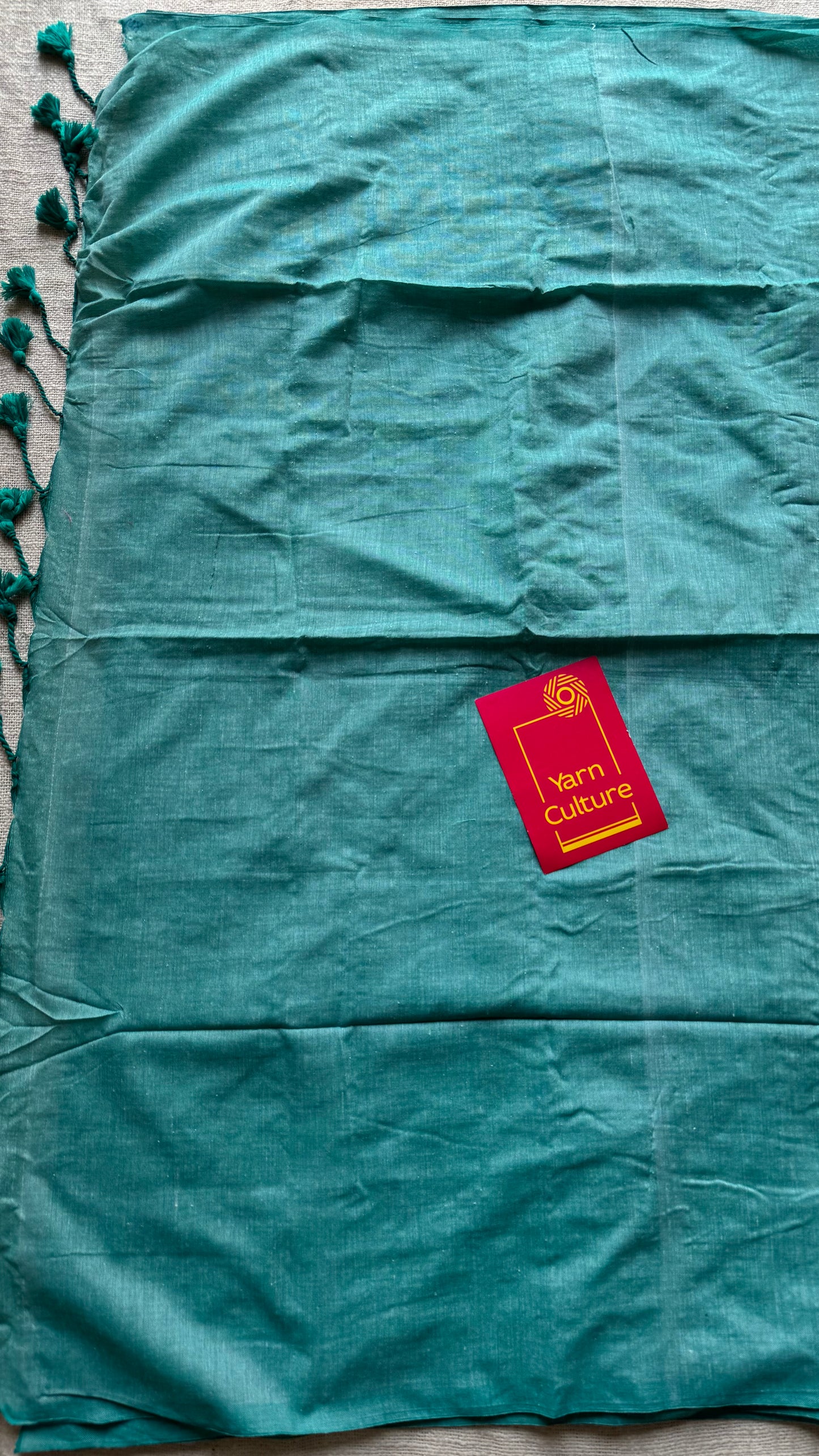 Sky blue soft cotton saree  - YCBCKCAP19