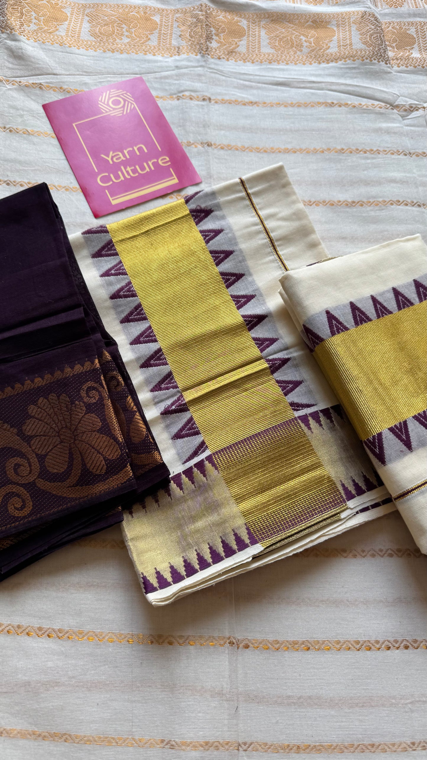 Set mund, wine coloured temple border - YCIEON140