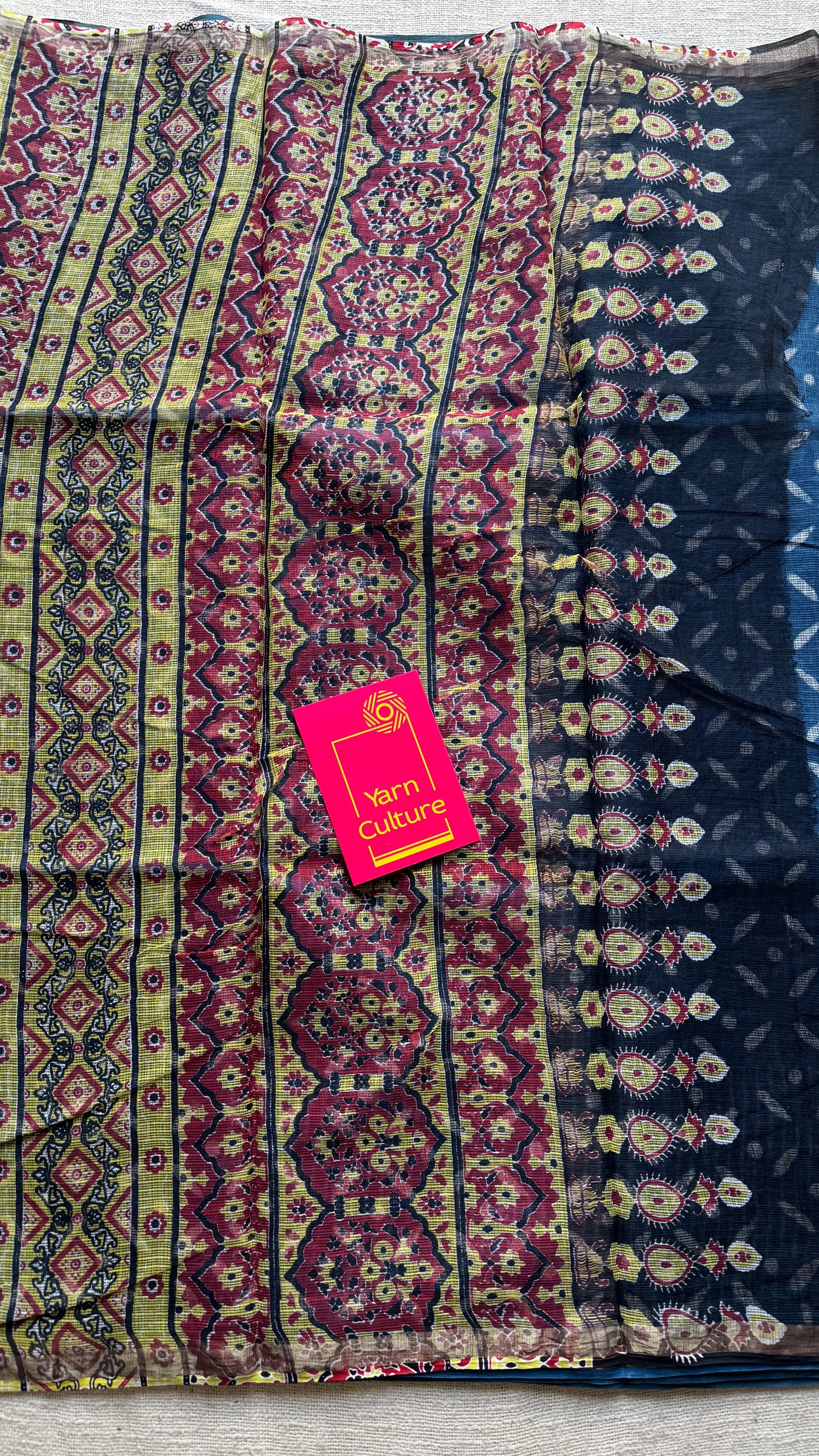 Neelvahini, Kota Doria with zari border - YCTOROCBP78