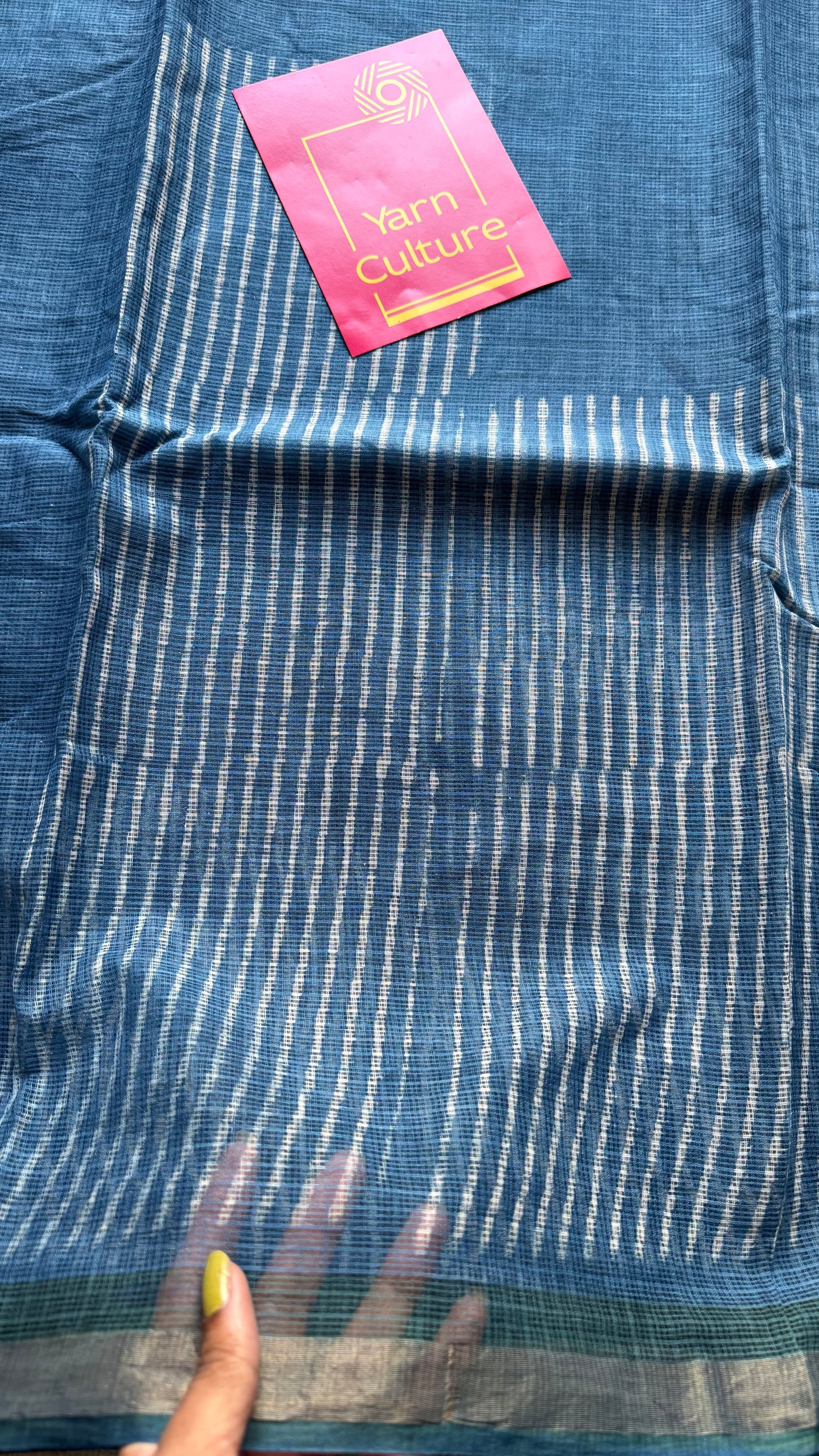 Neelvahini, Kota Doria with zari border - YCTOROCBP78