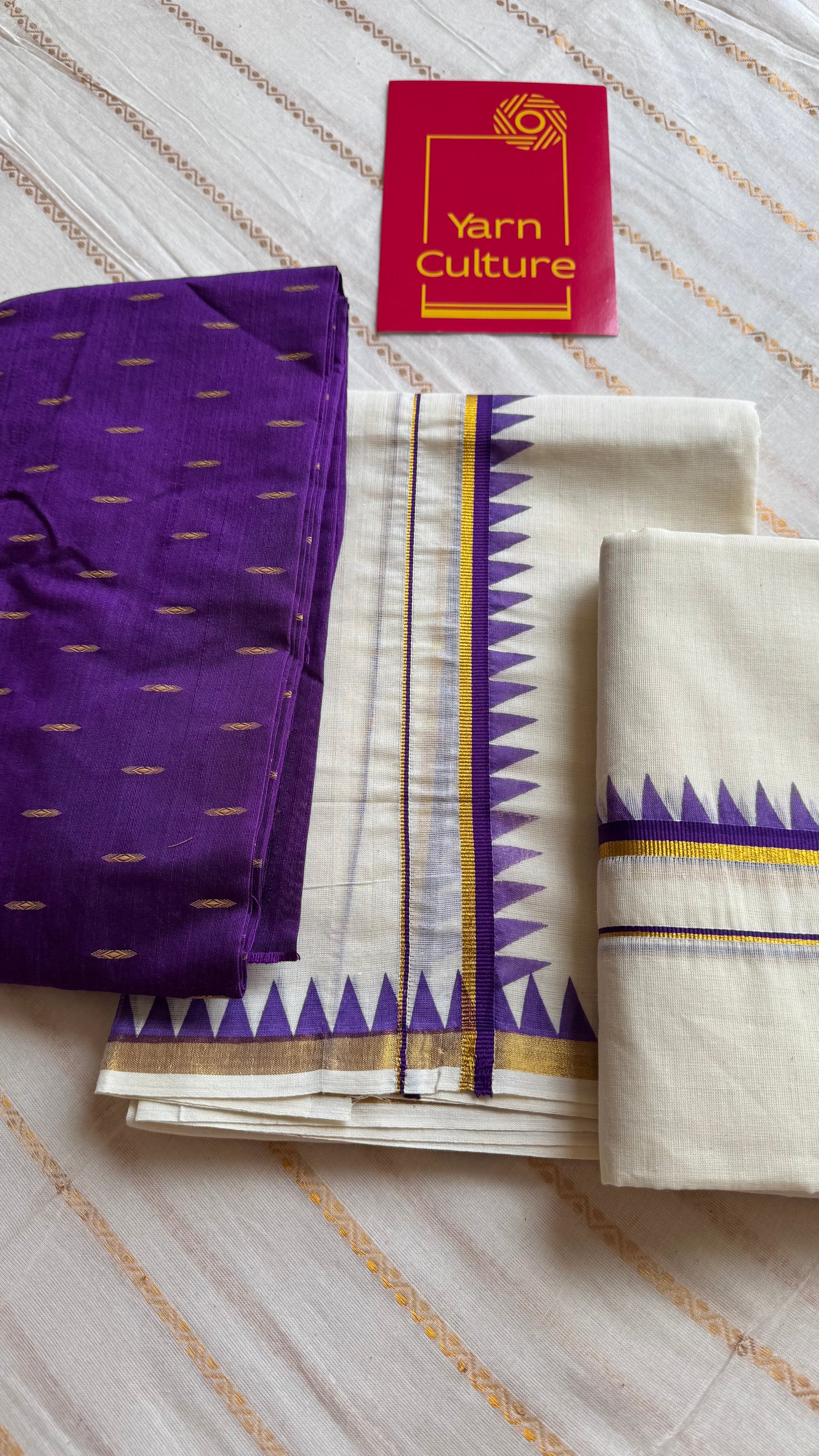 Set mund, purple temple border - YCIEON111