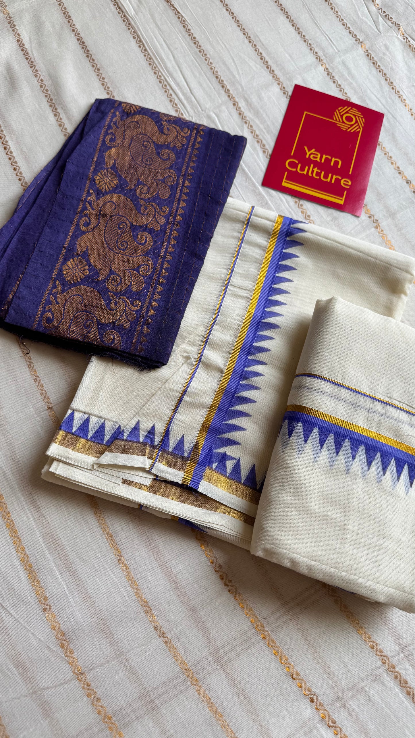 Set mund, light purple temple border - YCIEON116