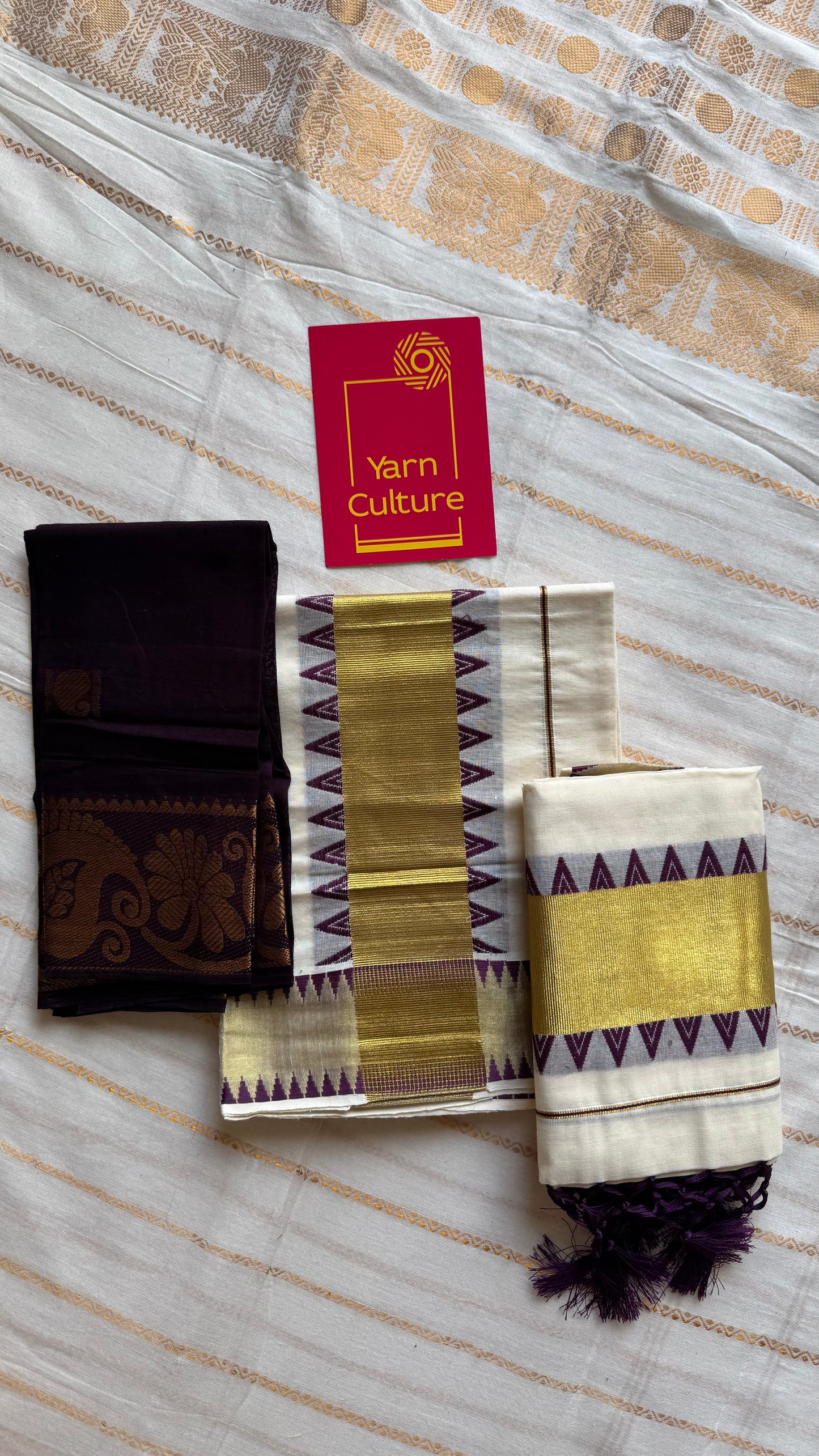 Set mund, wine coloured temple border - YCIEON140