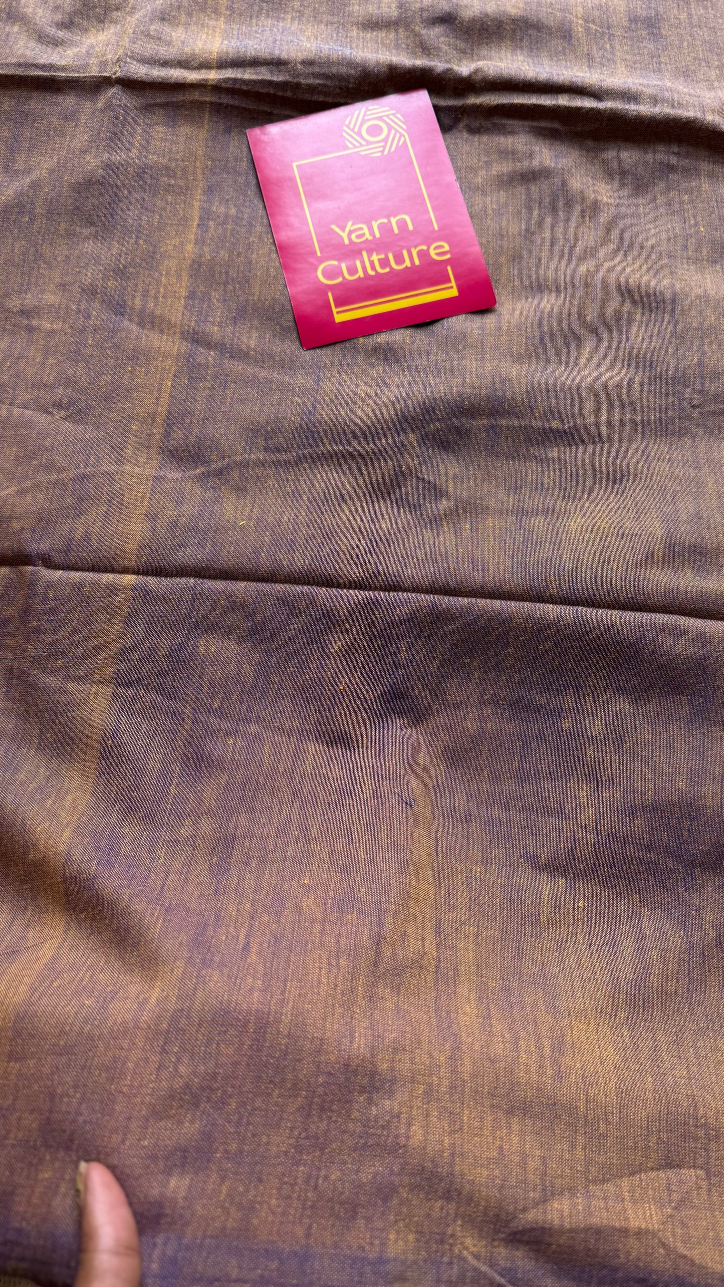 Light brownish pink soft cotton saree  - YCBCKCAP23