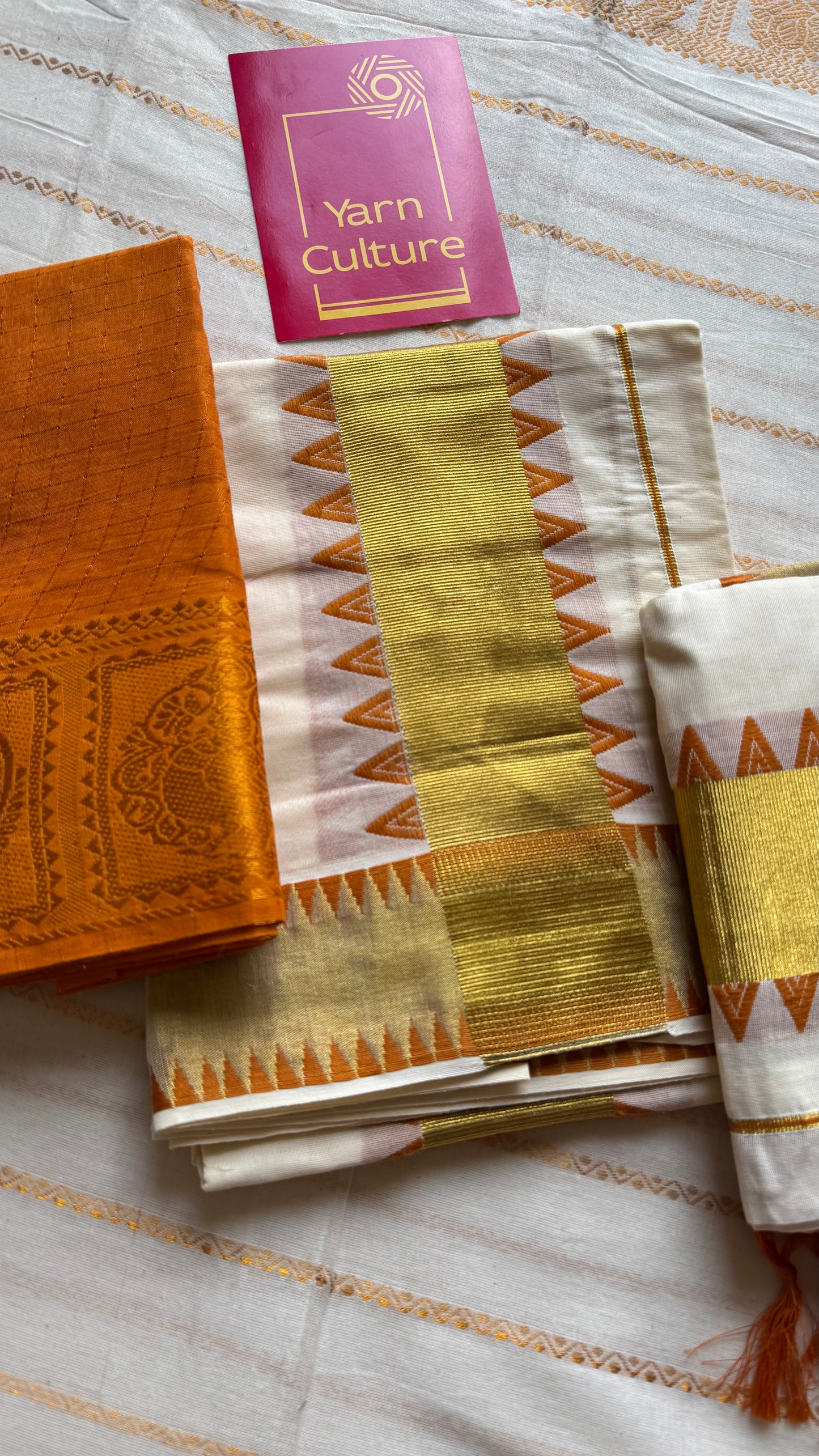 Set mund, orange temple border - YCIEON139