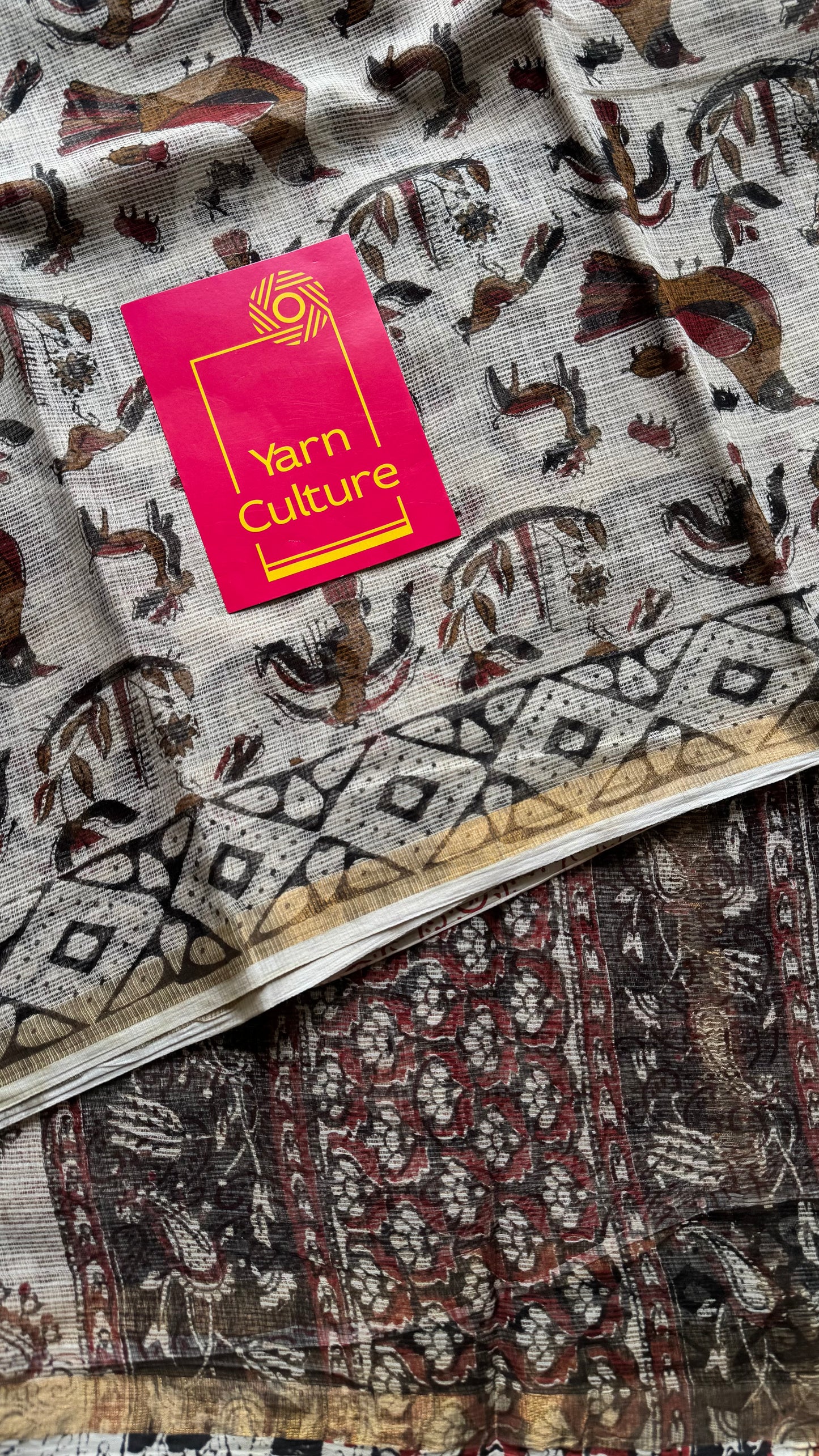 Jungle Noor, Kota Doria with zari border - YCTOROCBP71