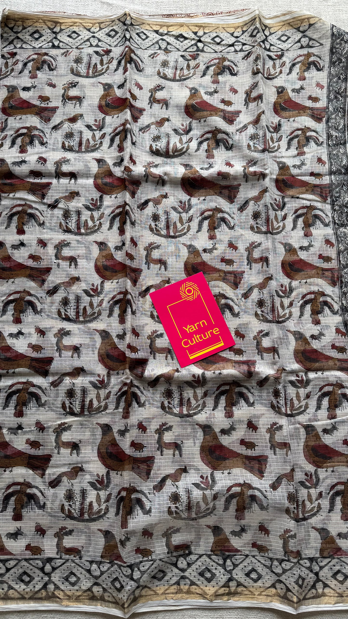 Jungle Noor, Kota Doria with zari border - YCTOROCBP71