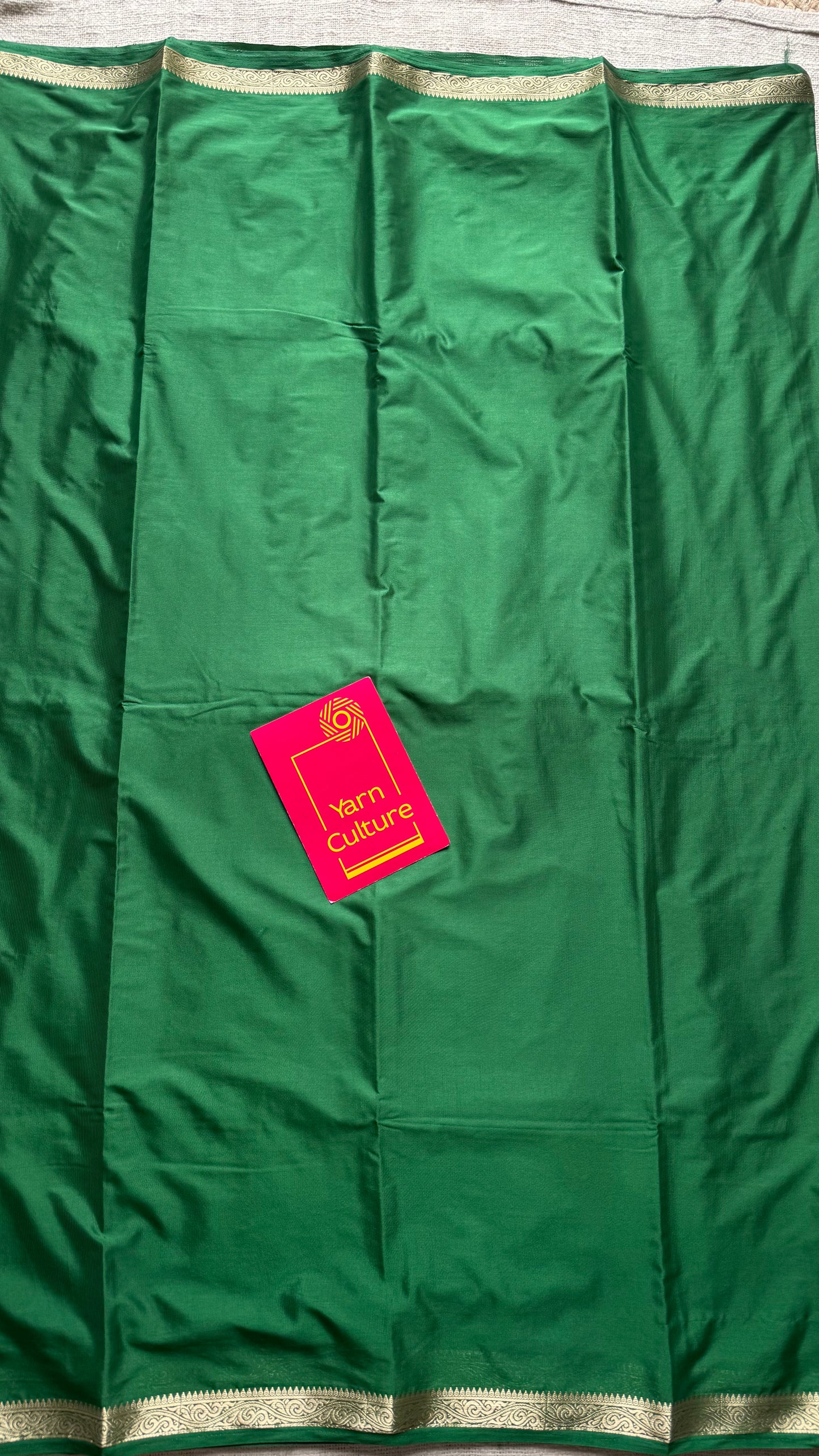 Dark green, Mysore semi-silk - YCDESE19
