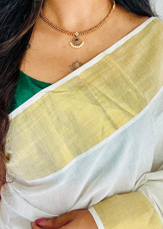 Ruby stones attigai with pendant, with earrings - YCGPNP780