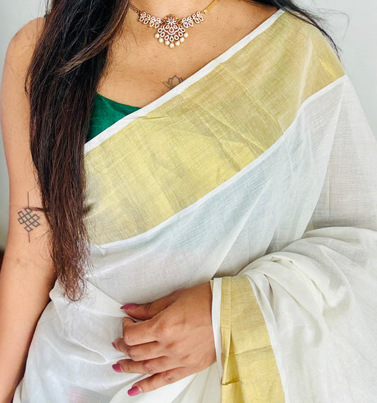 White stone attigai, with earrings - YCGPNP784