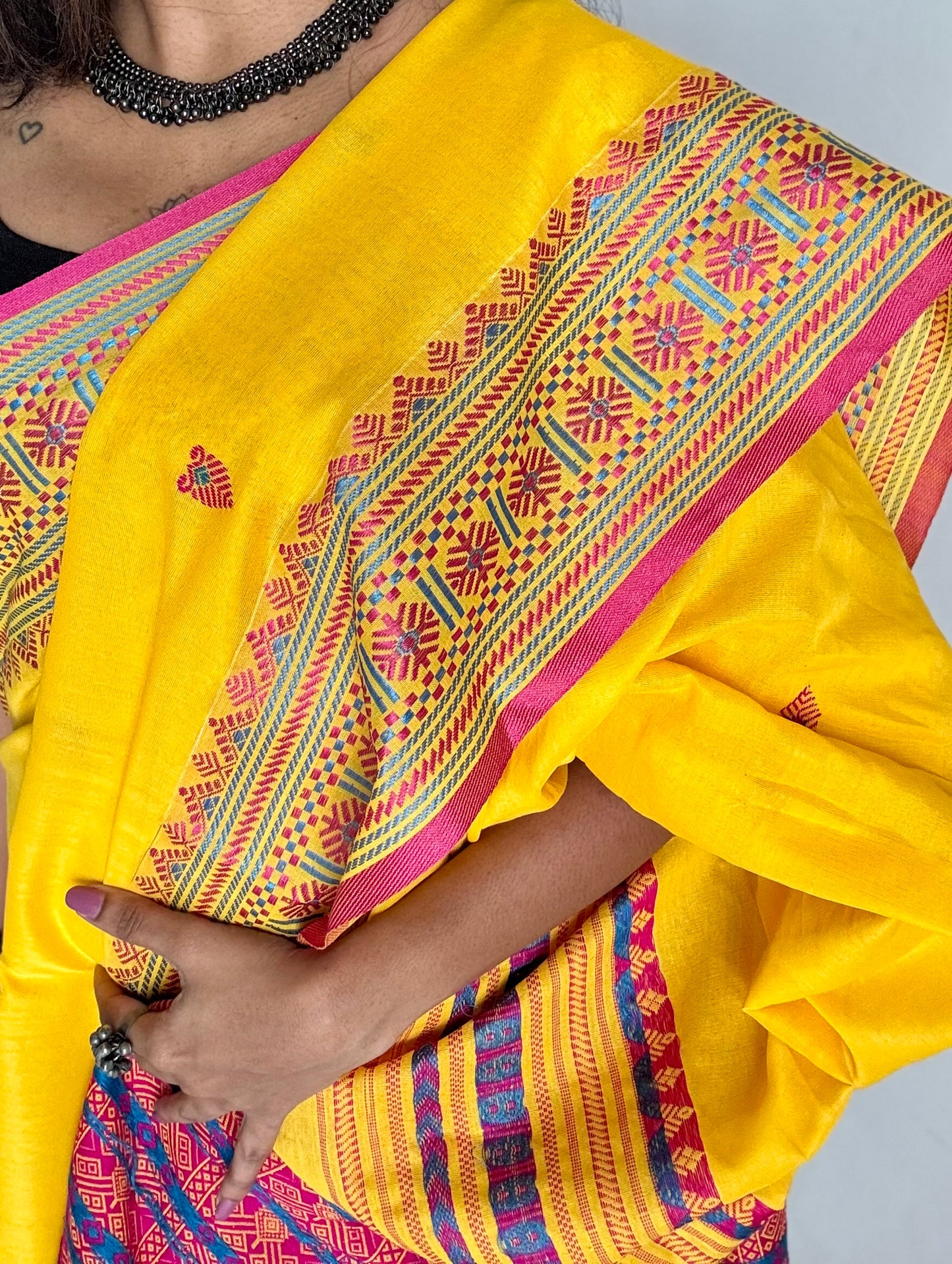 Rongmoni (ৰঙমণি)  - a gem of colors, soft cotton - YCHOTEAJA209