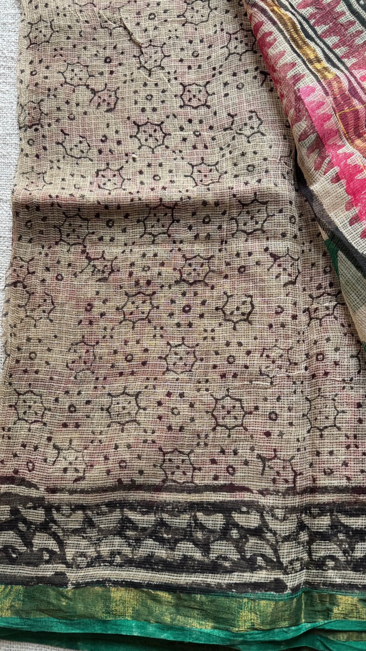 Pankhuri, Kota Doria with zari border - YCTOROCBP74