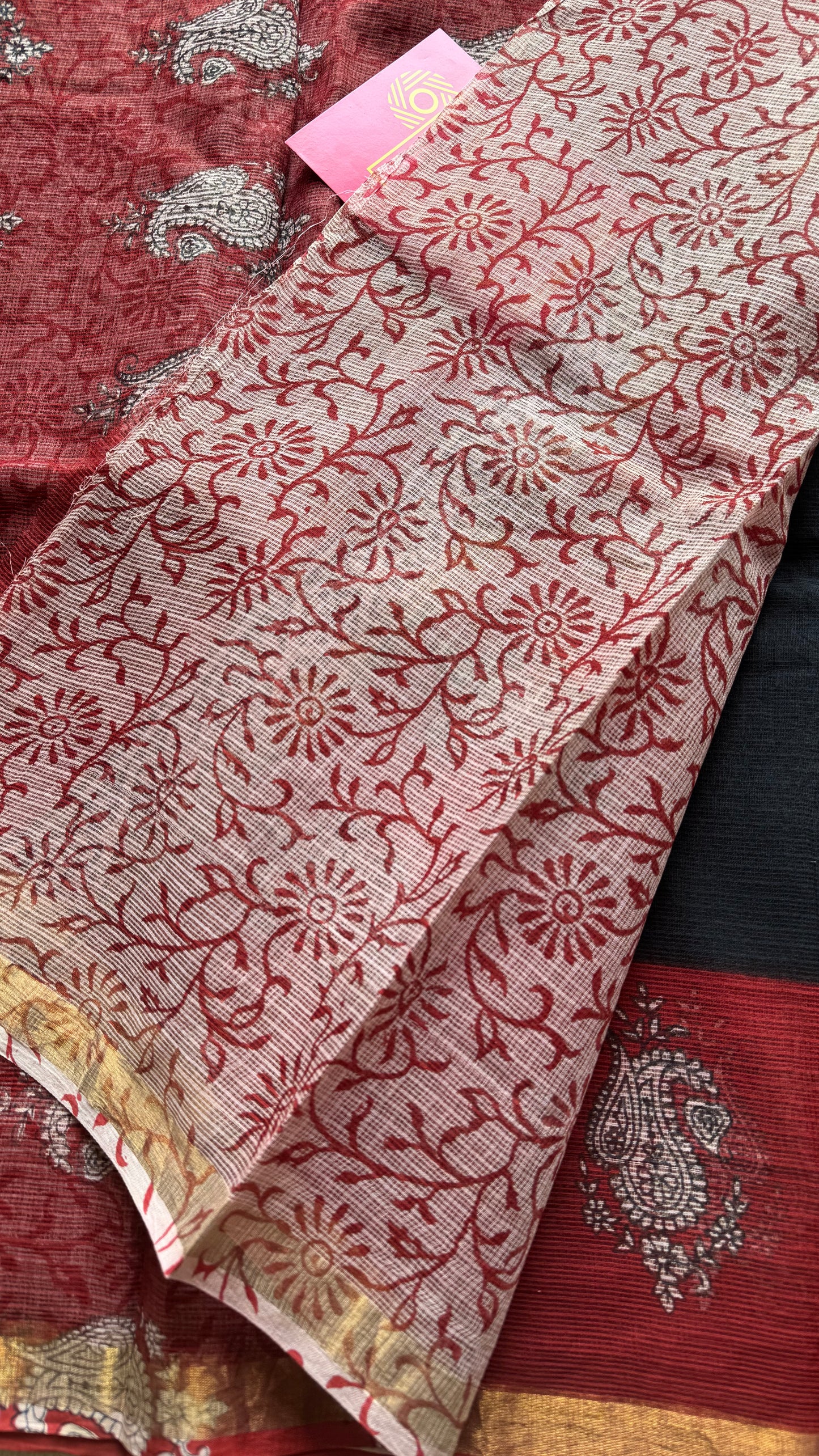 Noorja, Kota Doria with zari border - YCTOROCBP73