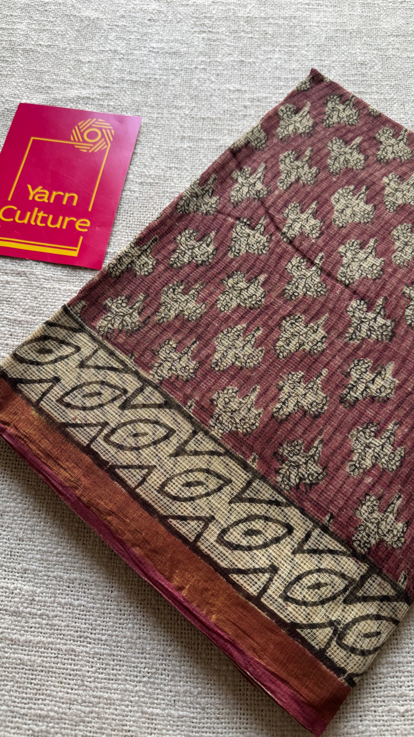 Gulrooh, Kota Doria with zari border - YCTOROCBP76