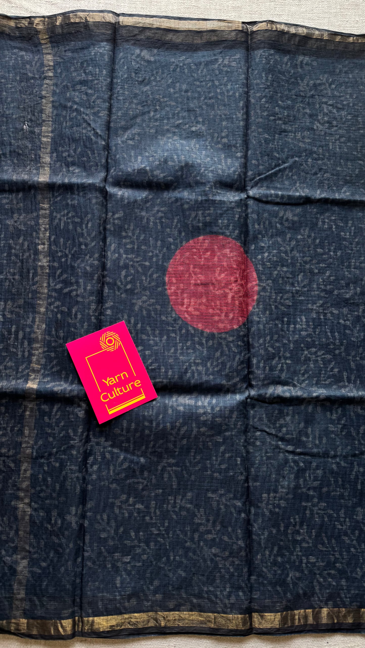 Bindu, Kota Doria with zari border - YCTORDEKD18