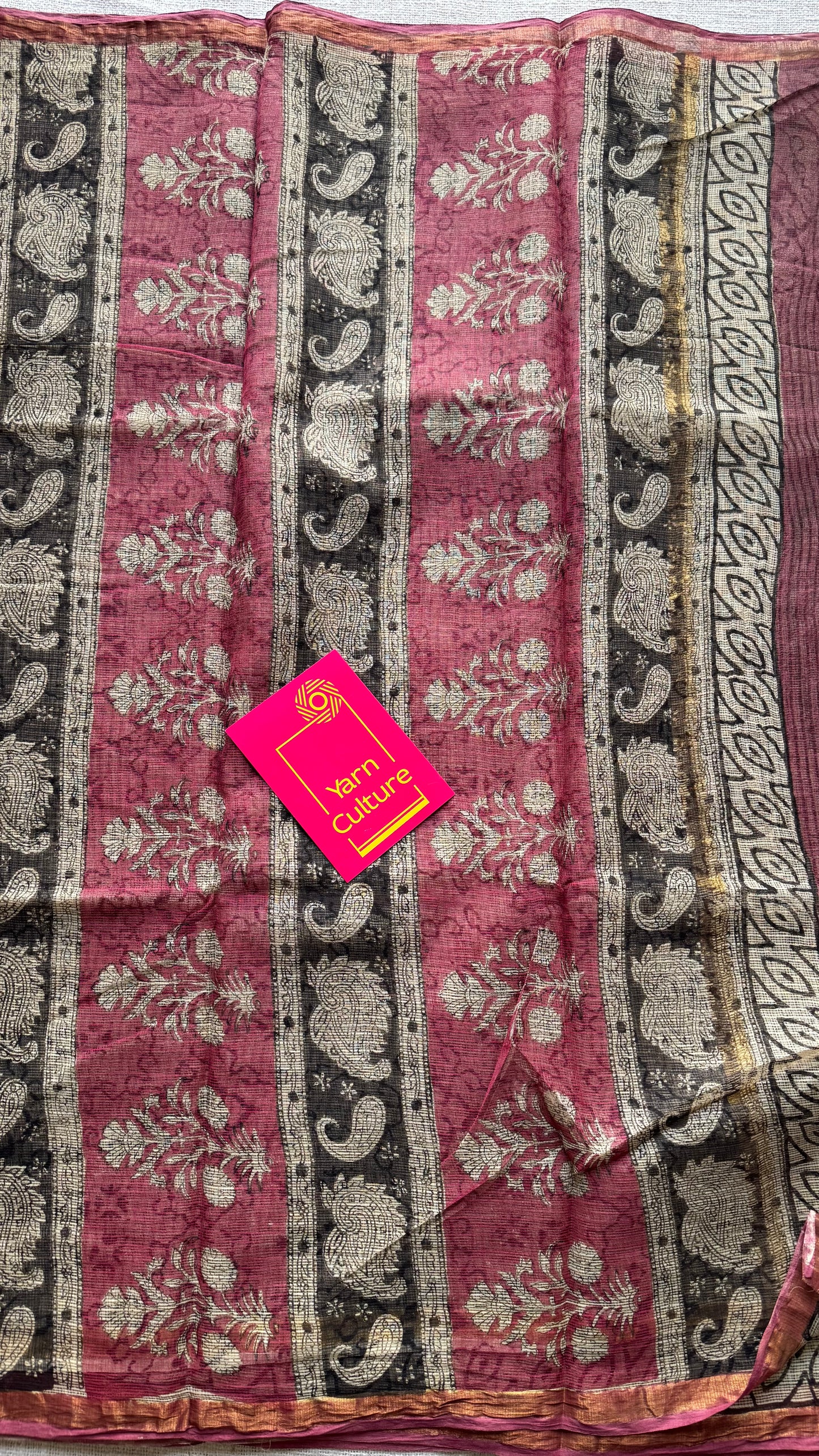 Gulrooh, Kota Doria with zari border - YCTOROCBP76