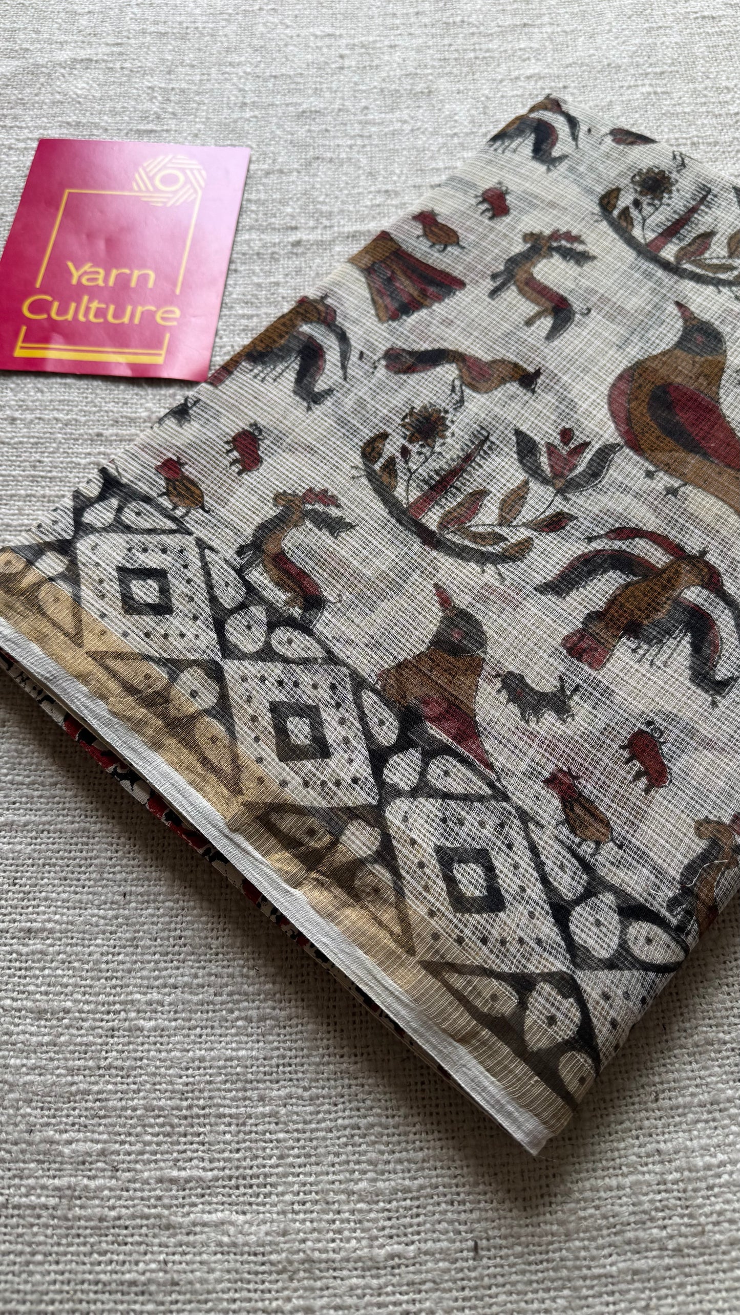 Jungle Noor, Kota Doria with zari border - YCTOROCBP71