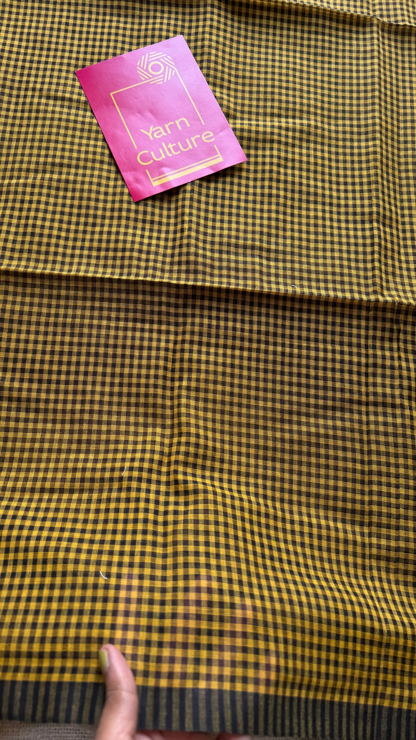 Yellow and black mul, micro checks - YCBCMCNO01