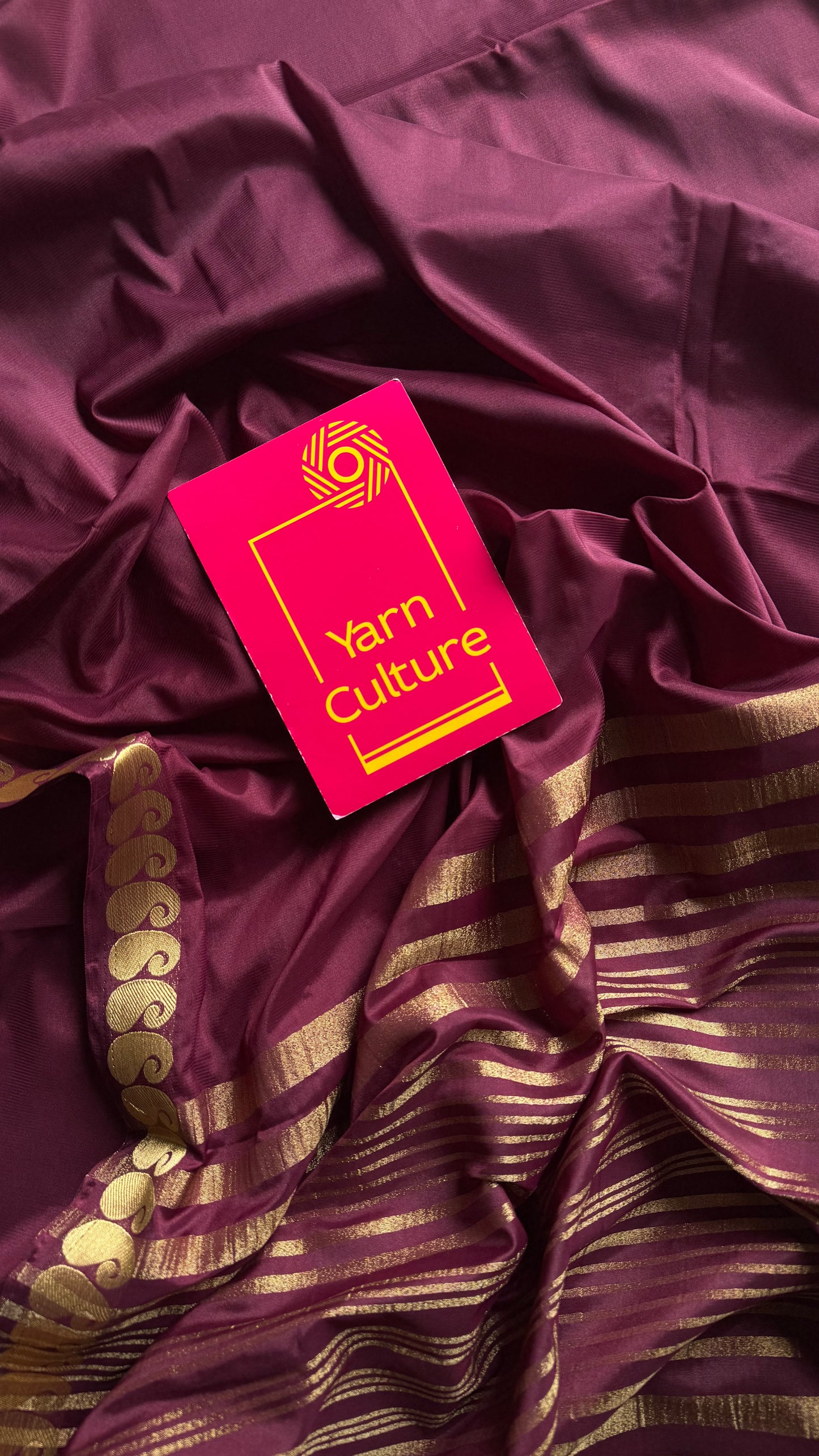 Brown Mysore semi-silk - YCDESE32