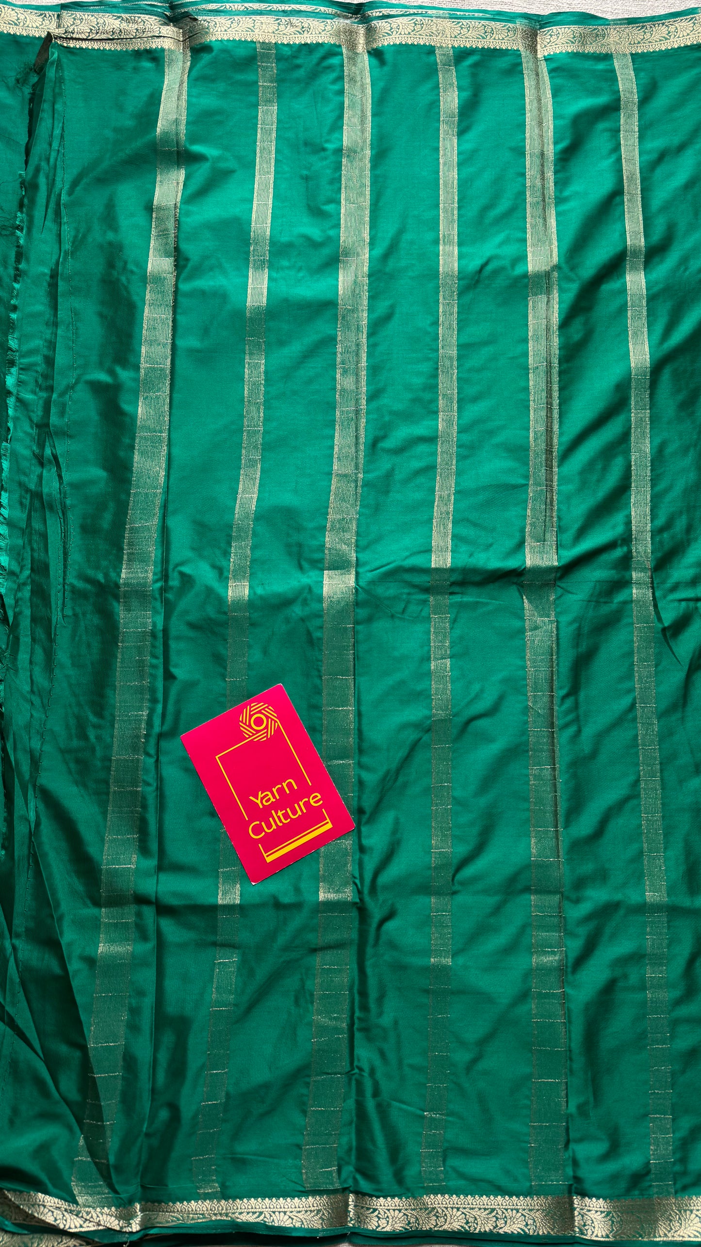 Jade green, Mysore semi-silk - YCDESE17