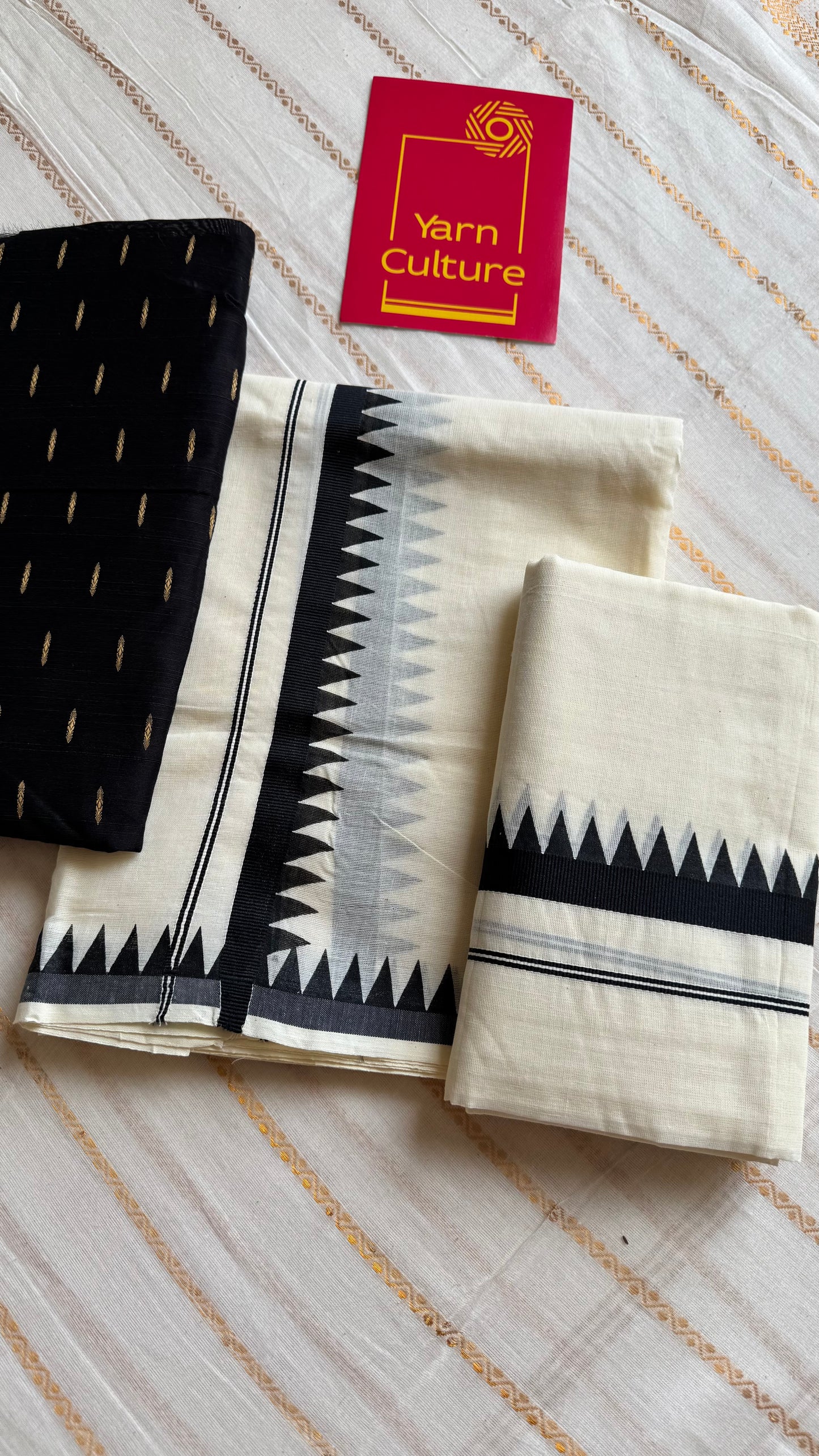 Set mund, black temple border - YCIEON112