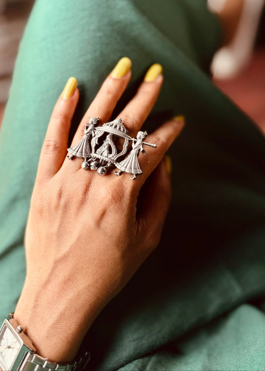 Adjustable ring, bridal doli - YCOSFR157
