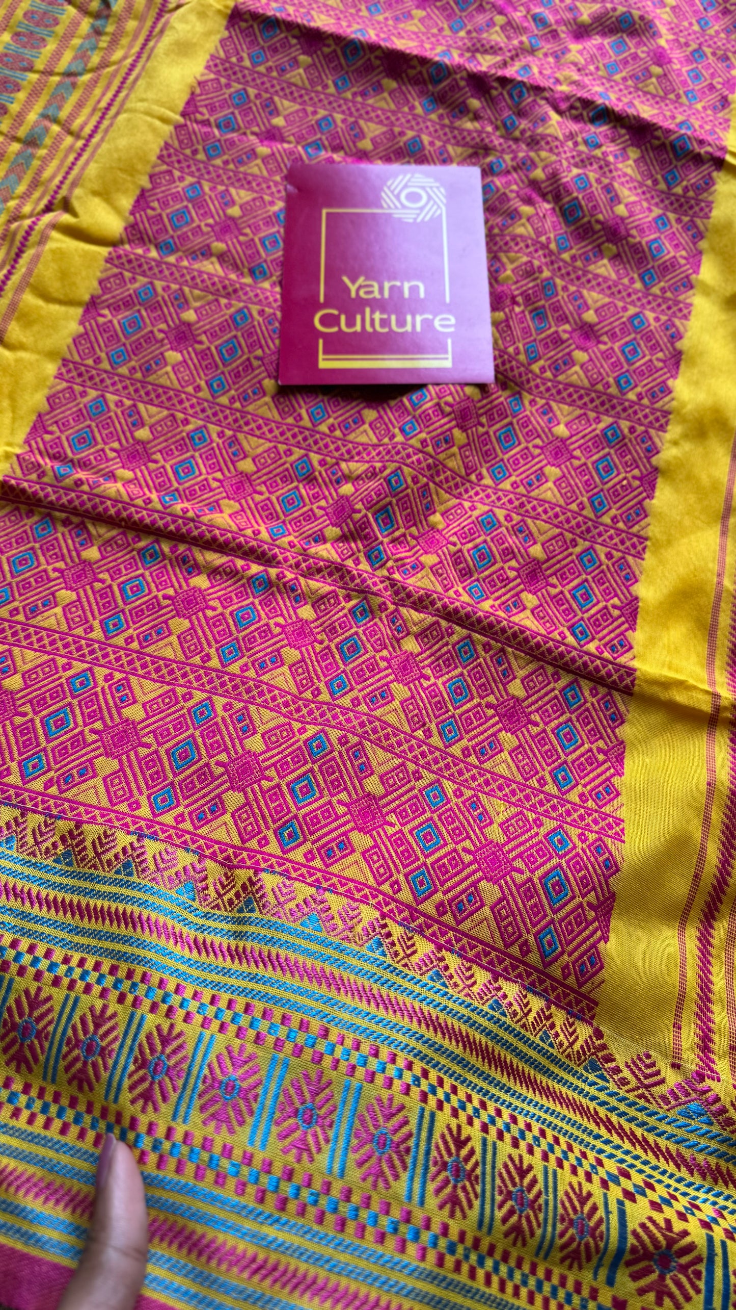 Rongmoni (ৰঙমণি)  - a gem of colors, soft cotton - YCHOTEAJA209