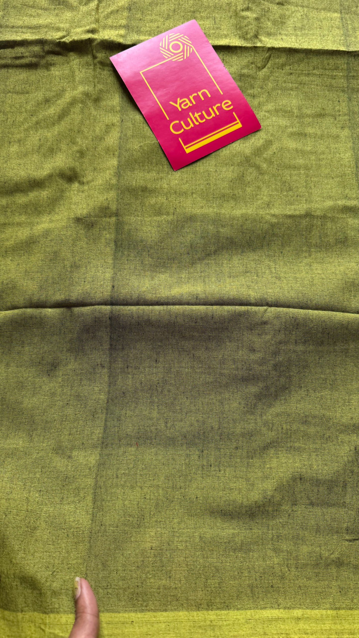 Light green soft cotton saree  - YCBCKCAP21