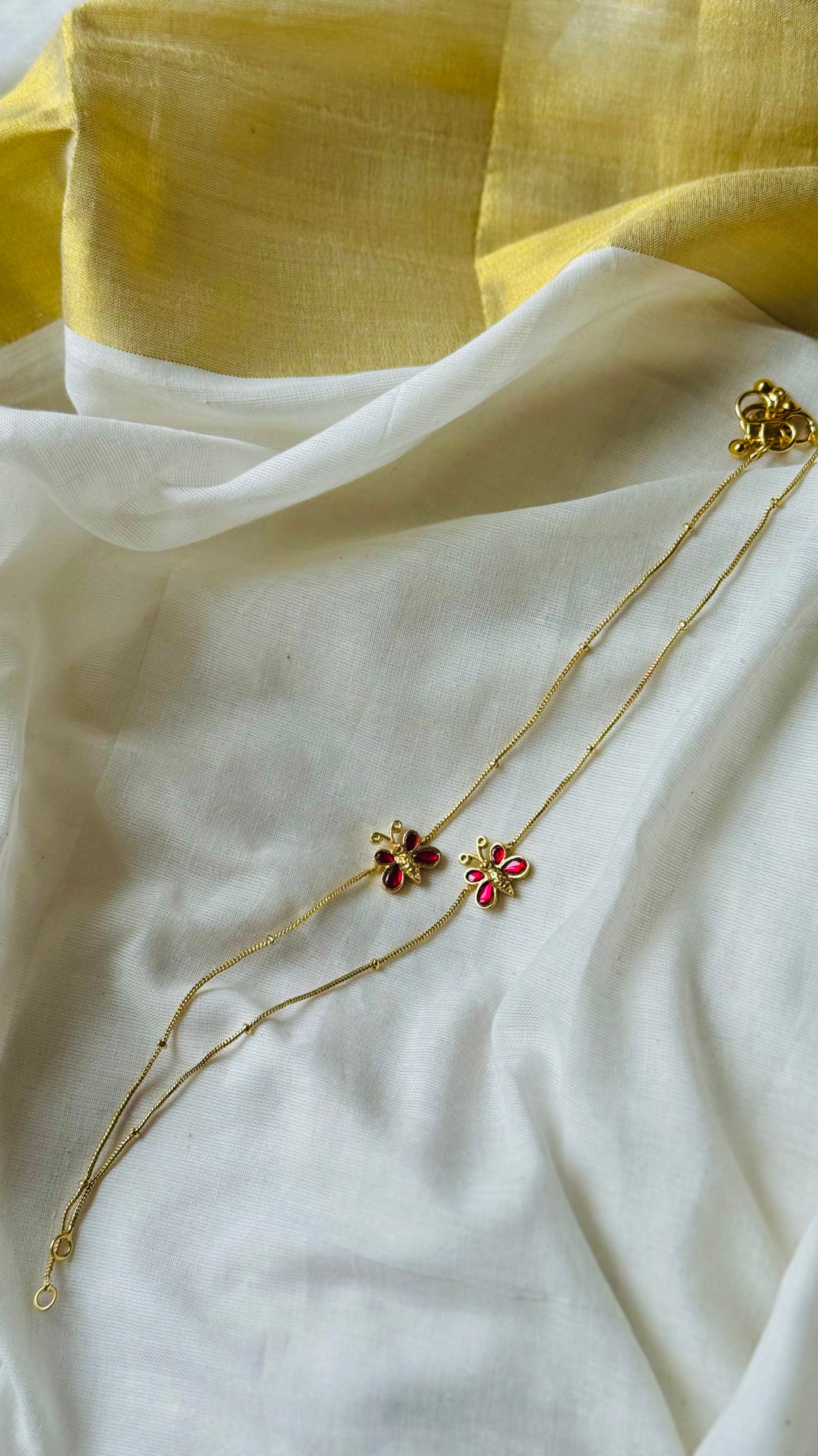 Butterfly anklet - YCGPAK832