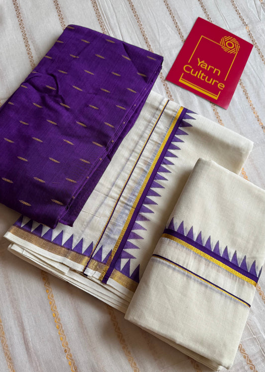 Set mund, purple temple border - YCIEON111