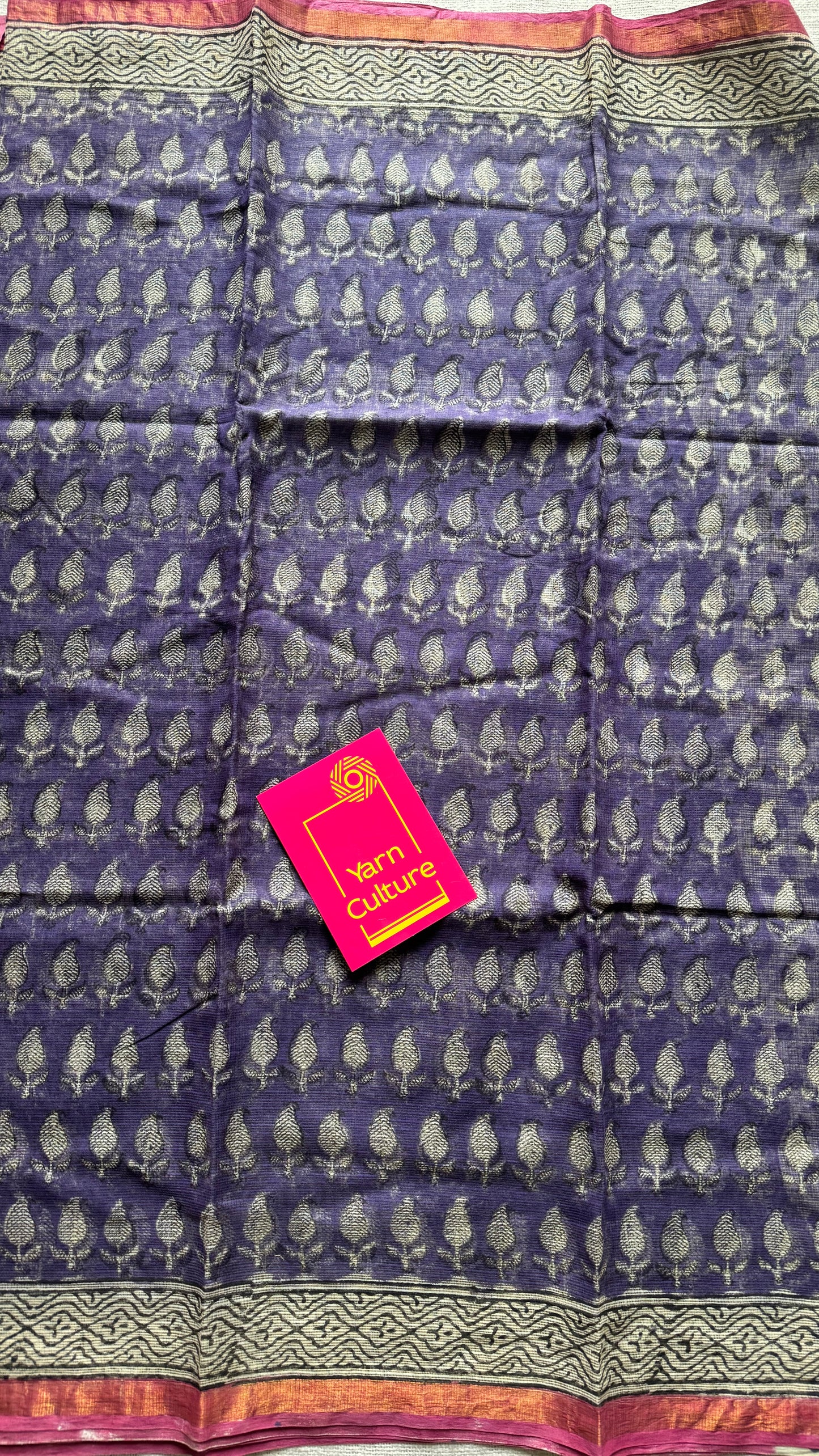 Raagmalika, Kota Doria with zari border - YCTORDEKD19