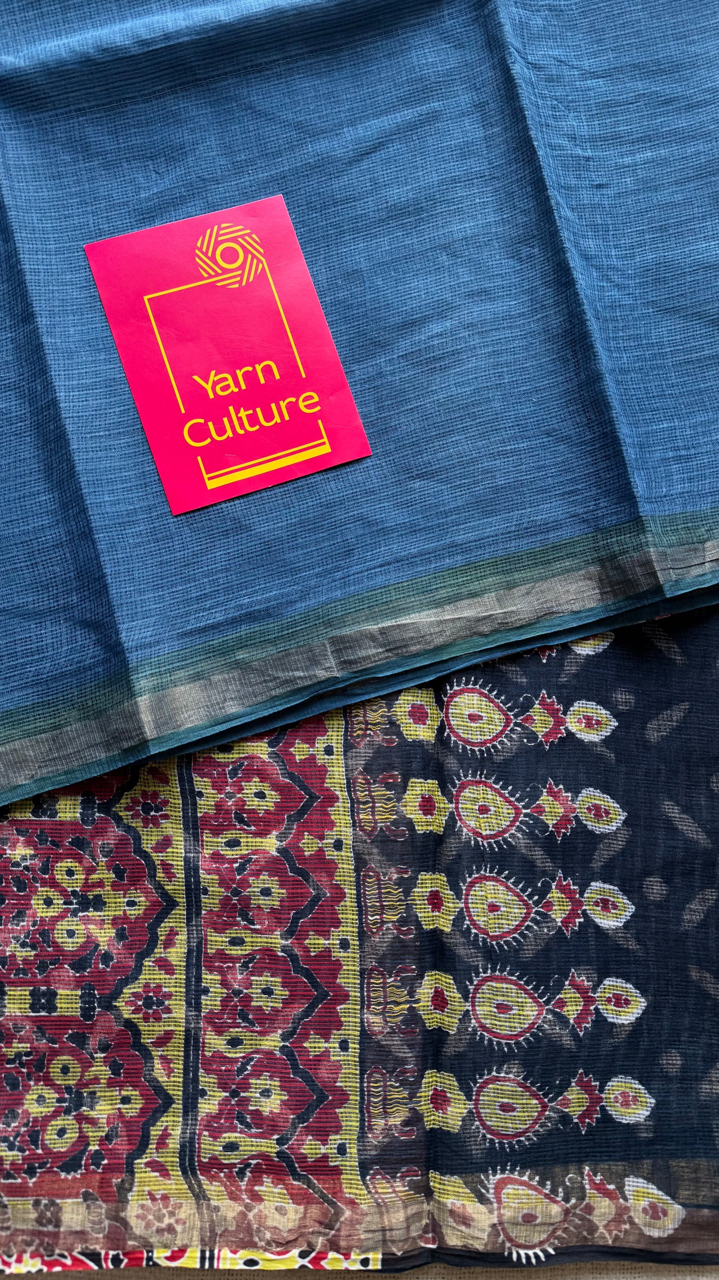 Neelvahini, Kota Doria with zari border - YCTOROCBP78