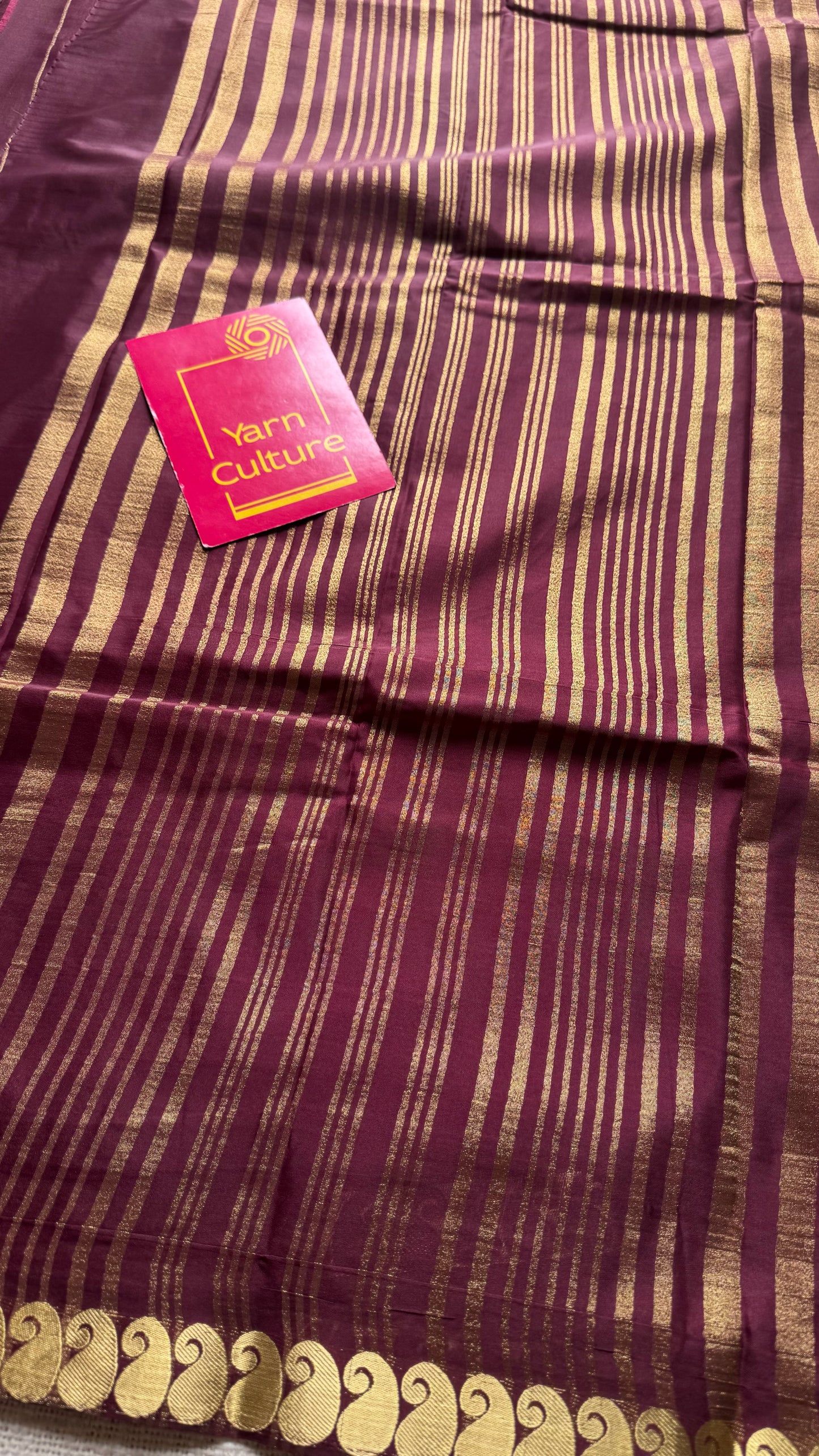 Brown Mysore semi-silk - YCDESE32