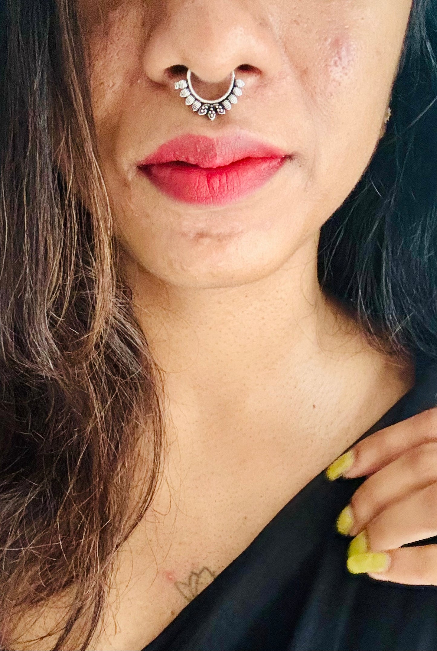 Septum nosering, clip-on (non pierced) - YCOSNPSR338