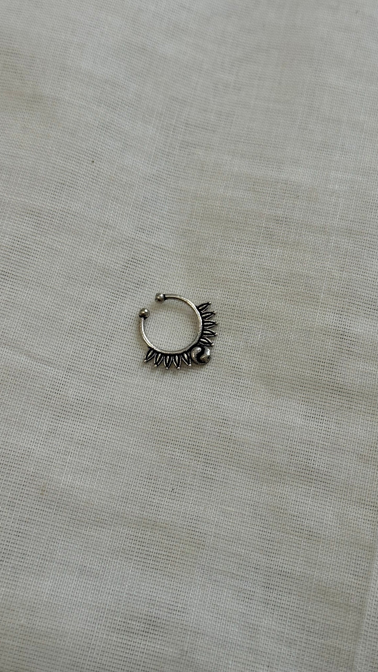 Septum nosering, clip-on (non pierced) - YCOSNPSR321