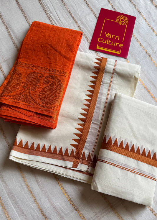 Set mund, orange temple border - YCIEON118