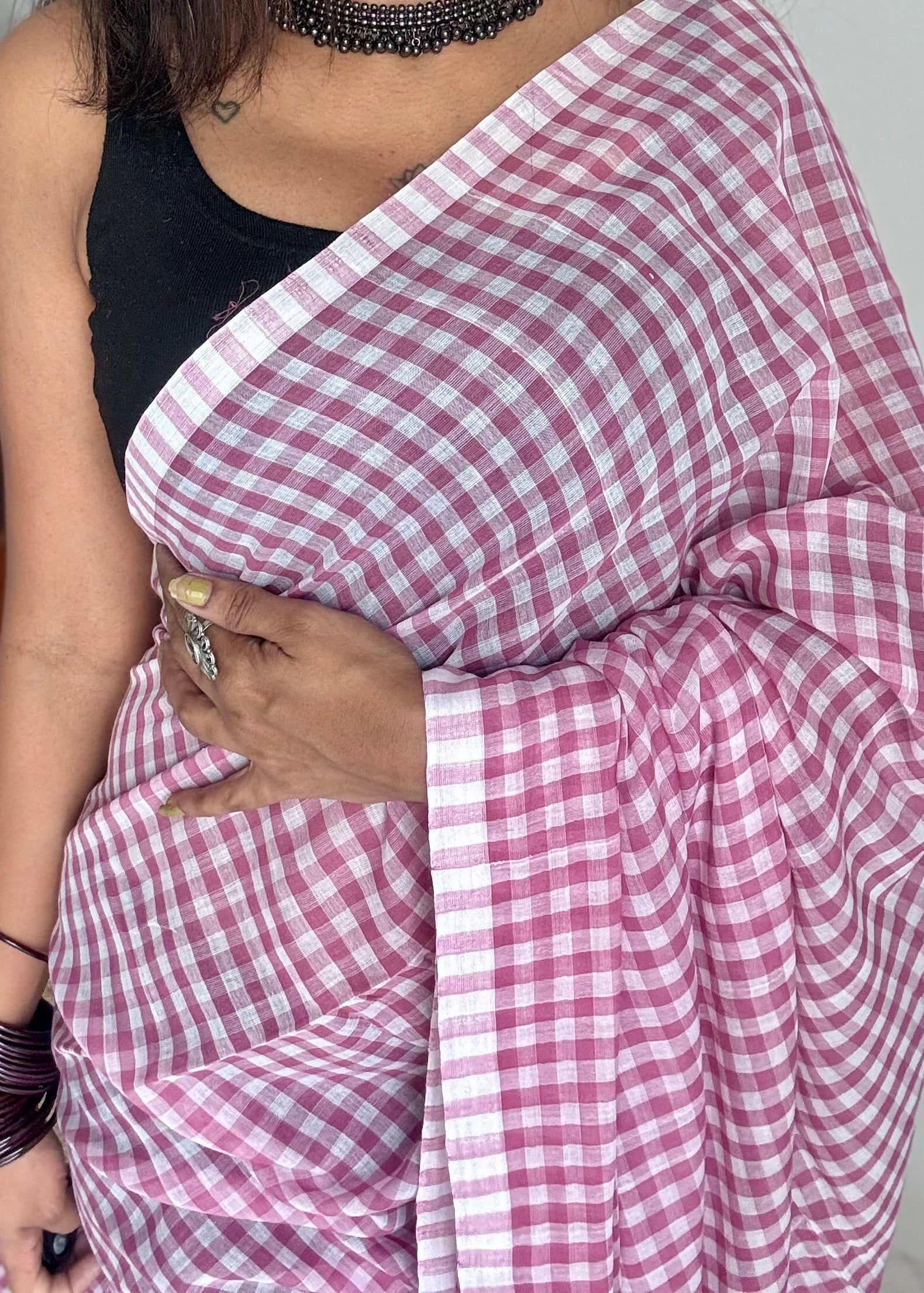 mul cotton saree,  checkered saree,  check saree, mul cotton saree online, breathable cotton saree summer, soft mul saree India, lightweight summer saree, airy cotton saree, everyday wear saree, comfortable sarees for daily wear, soft handloom cotton saree, checkered cotton saree, checkered mul saree for summer, breathable mul cotton saree for hot weather, lightweight cotton saree for daily wear India, soft and airy sarees for summer styling, 