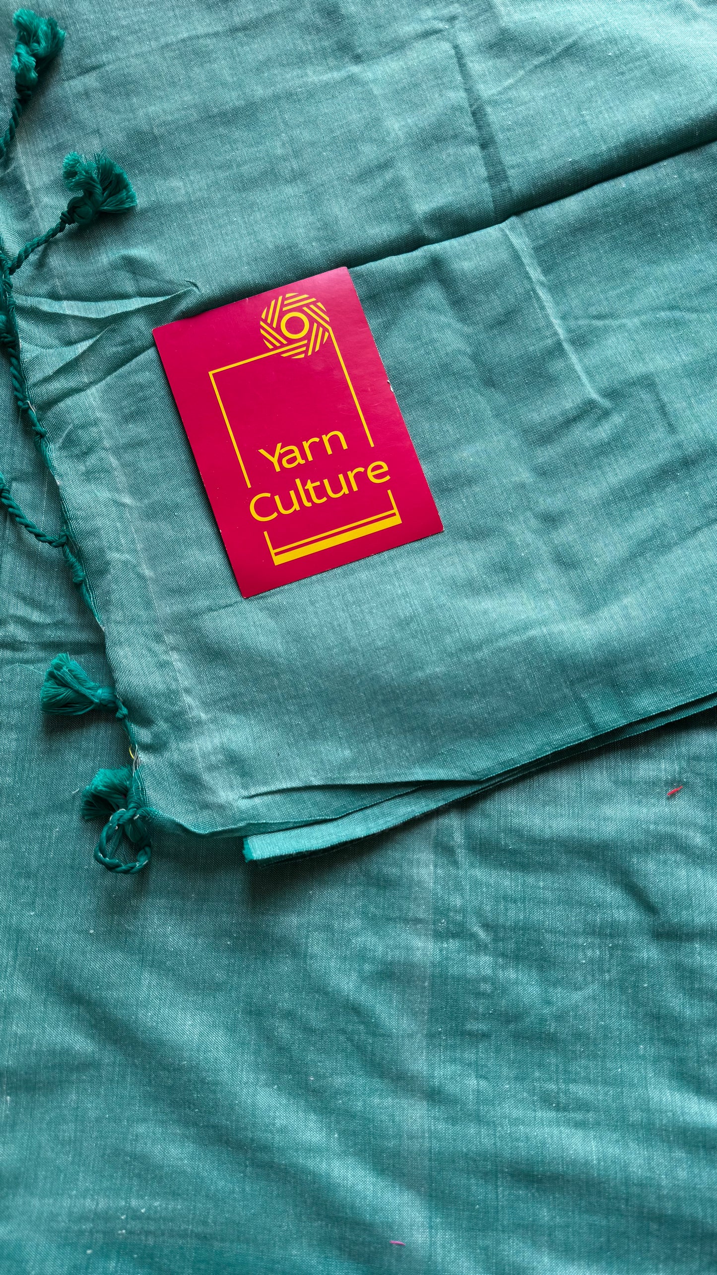 Sky blue soft cotton saree  - YCBCKCAP19