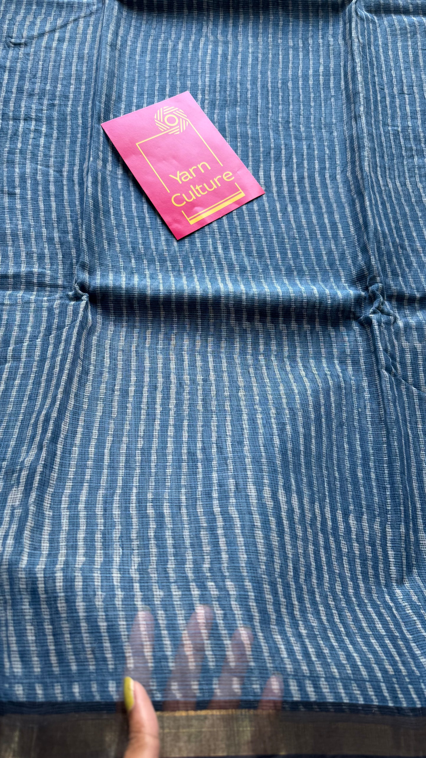 Bindu, Kota Doria with zari border - YCTORDEKD18