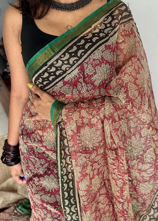 Pankhuri, Kota Doria with zari border - YCTOROCBP74