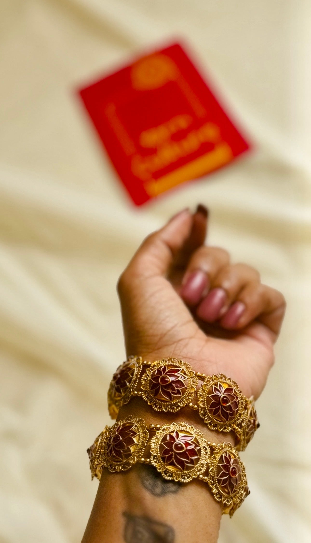 Lotus bangles, set of 2 - YCGPBA814