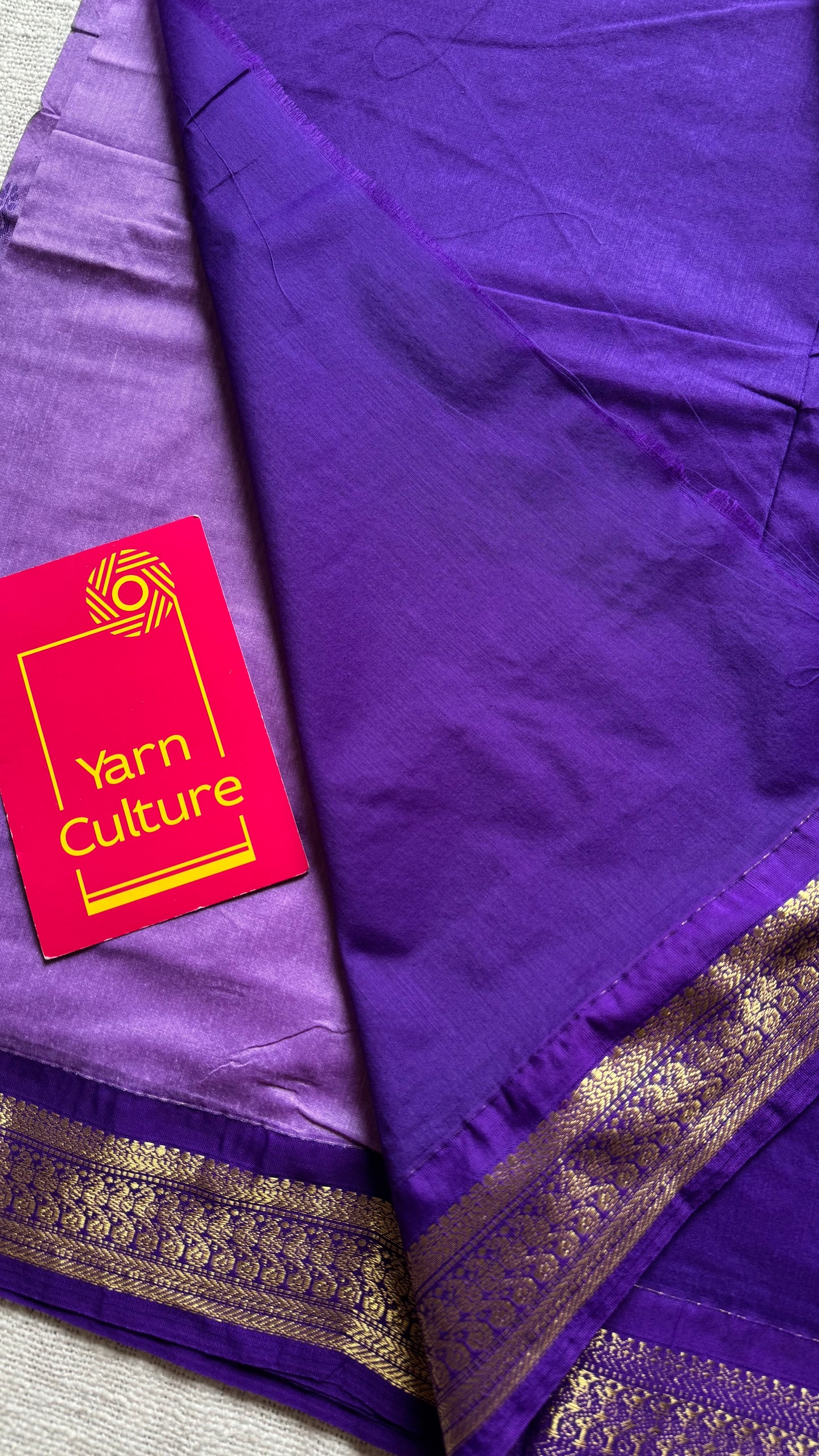 Lavender with purple - cotton silk - YCCOTNSEKCS08