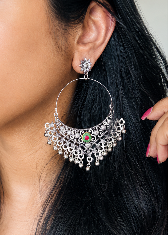 Lightweight chandbali earrings - YCOSER508
