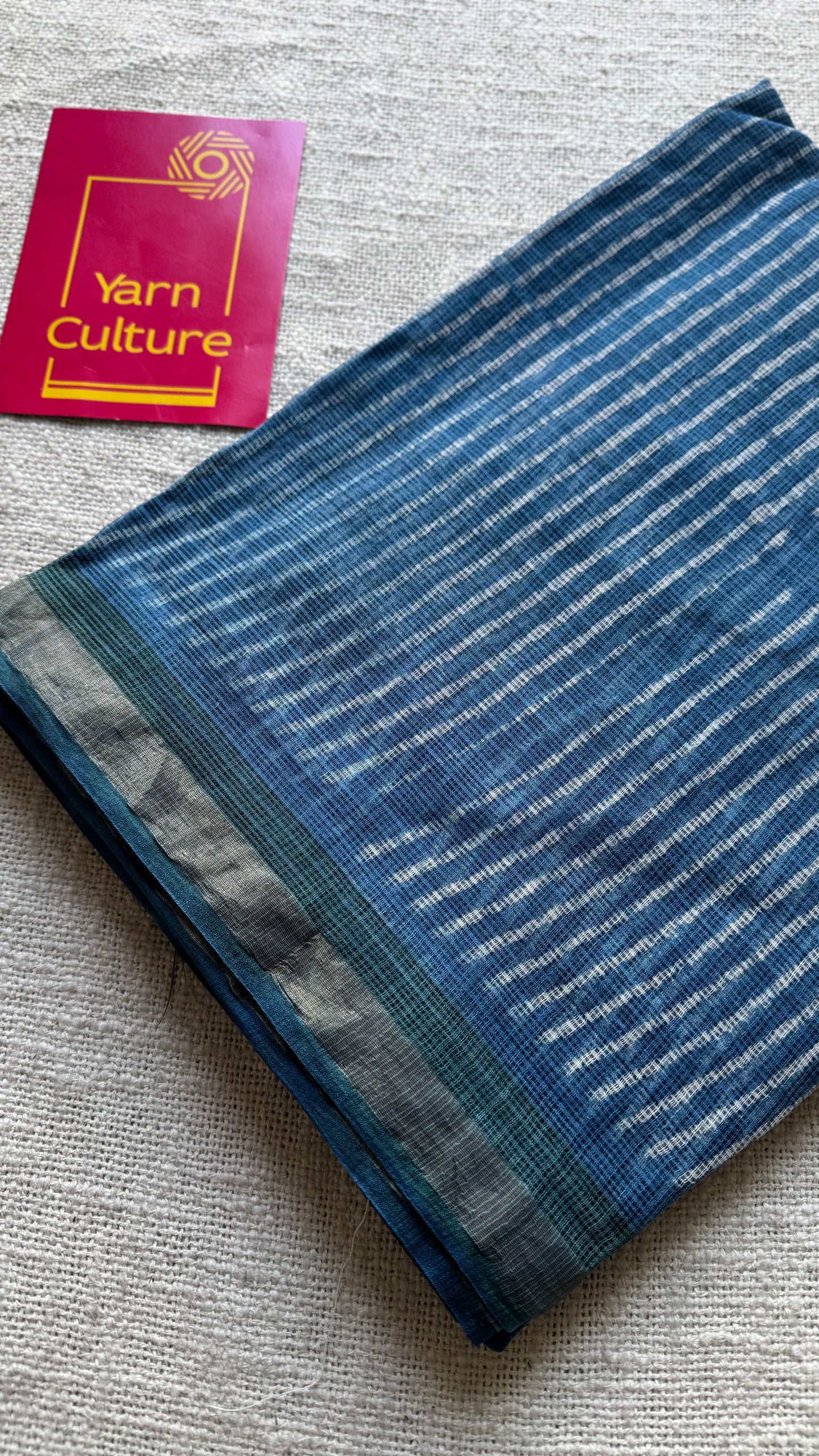 Neelvahini, Kota Doria with zari border - YCTOROCBP78