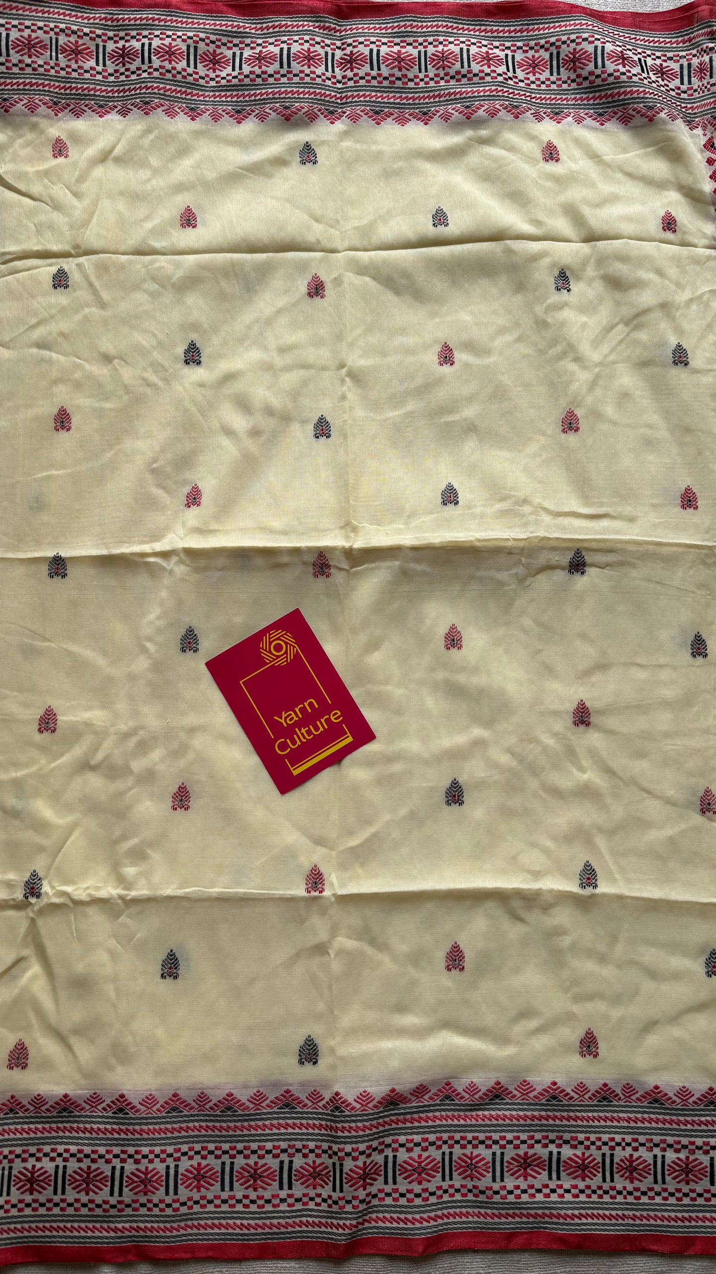 Naamghor (নামঘৰ) - Inspired by Assamese prayer space, calm and rooted, soft cotton - YCHOTEAJA210