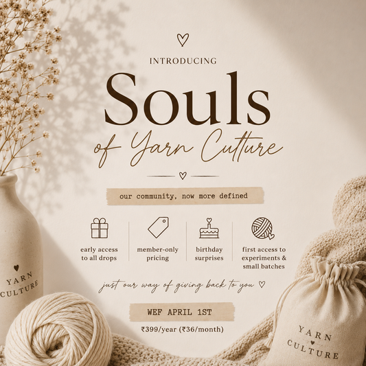 Souls of Yarn Culture community membership - 2026-27